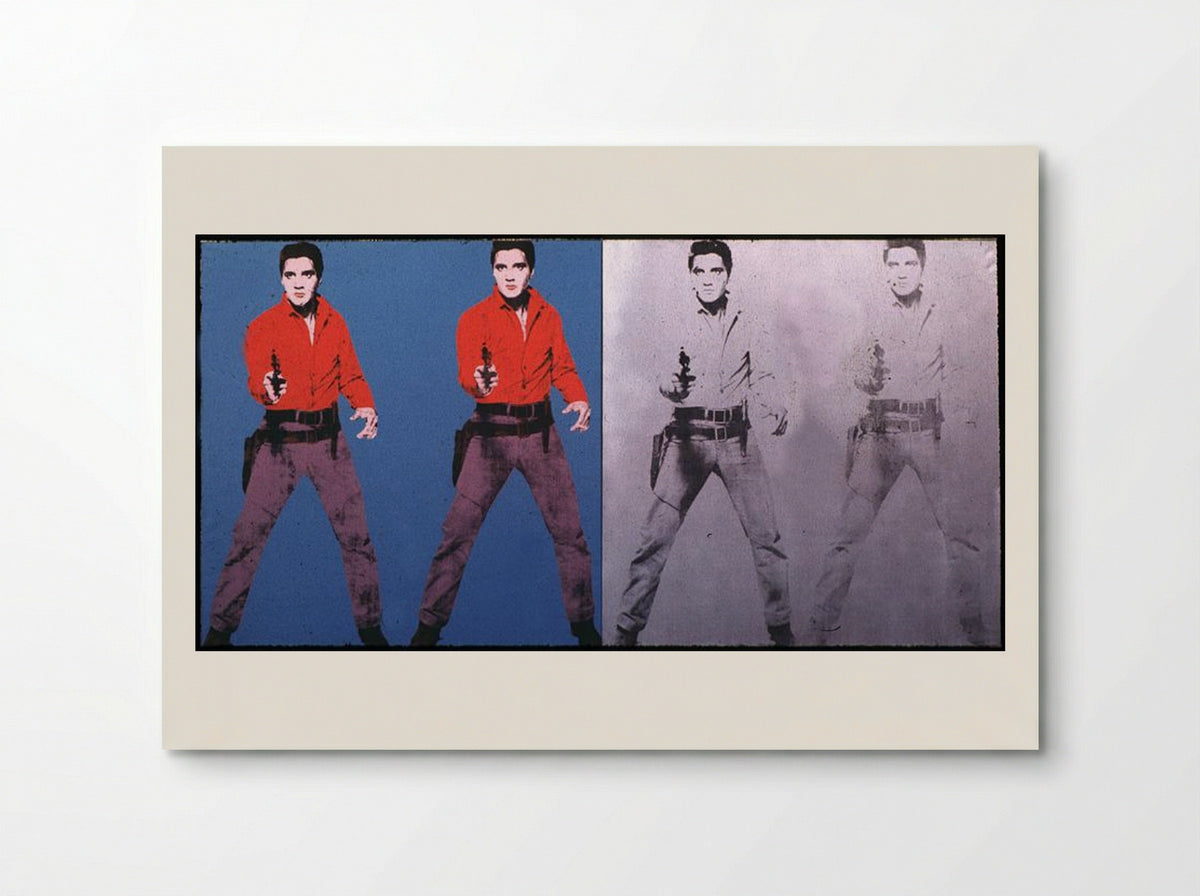 Elvis I & II - Andy Warhol - Poster