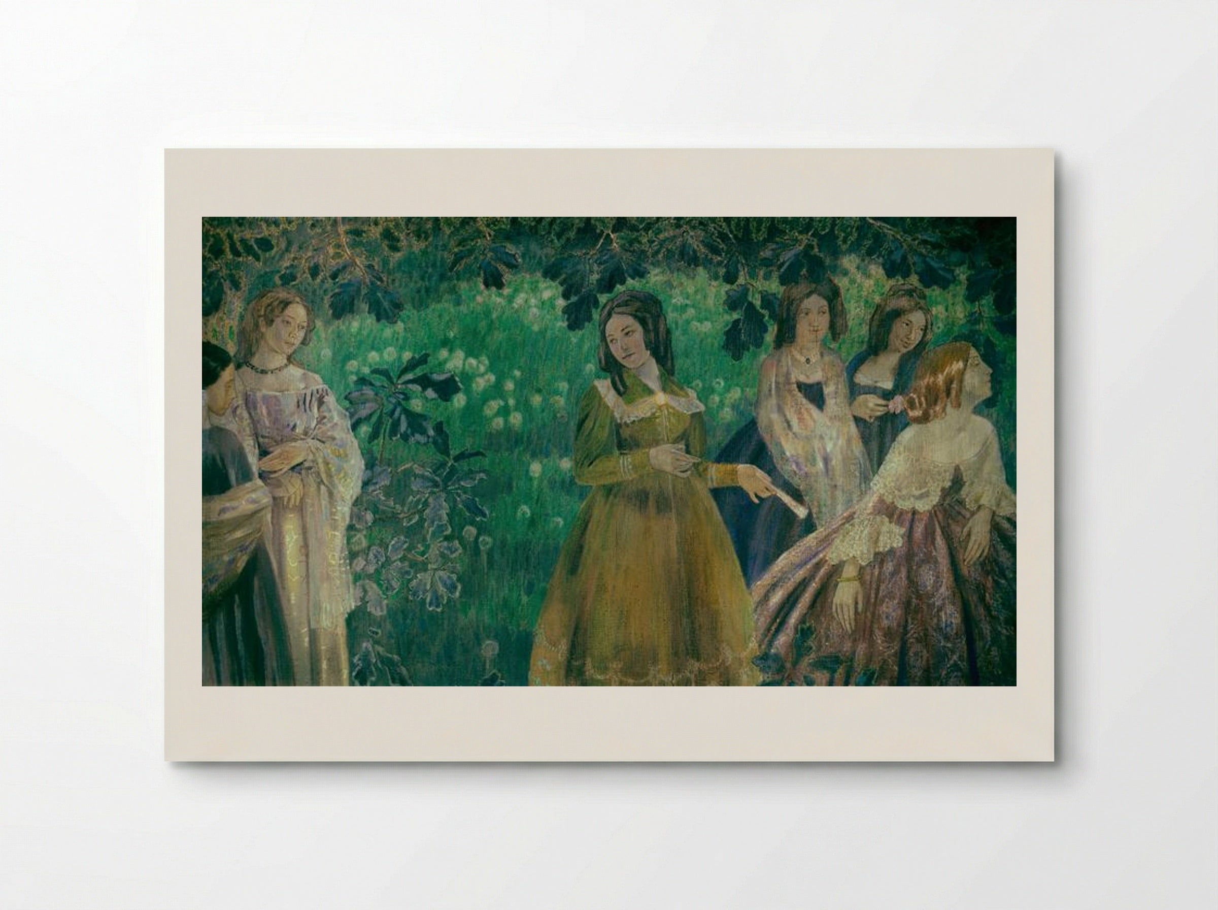 Emerald Necklace - Victor Borisov-Musatov - Poster