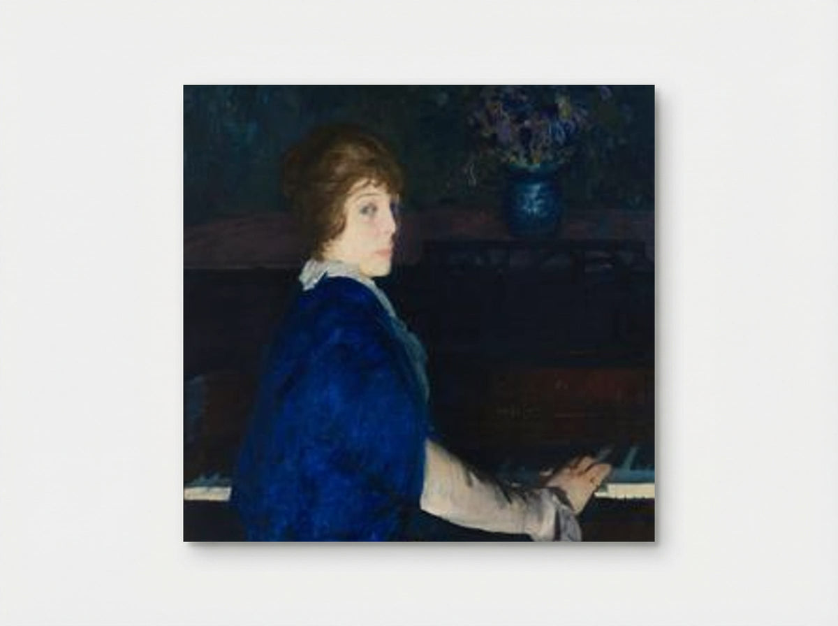 Emma at the Piano - George Bellows - Poster