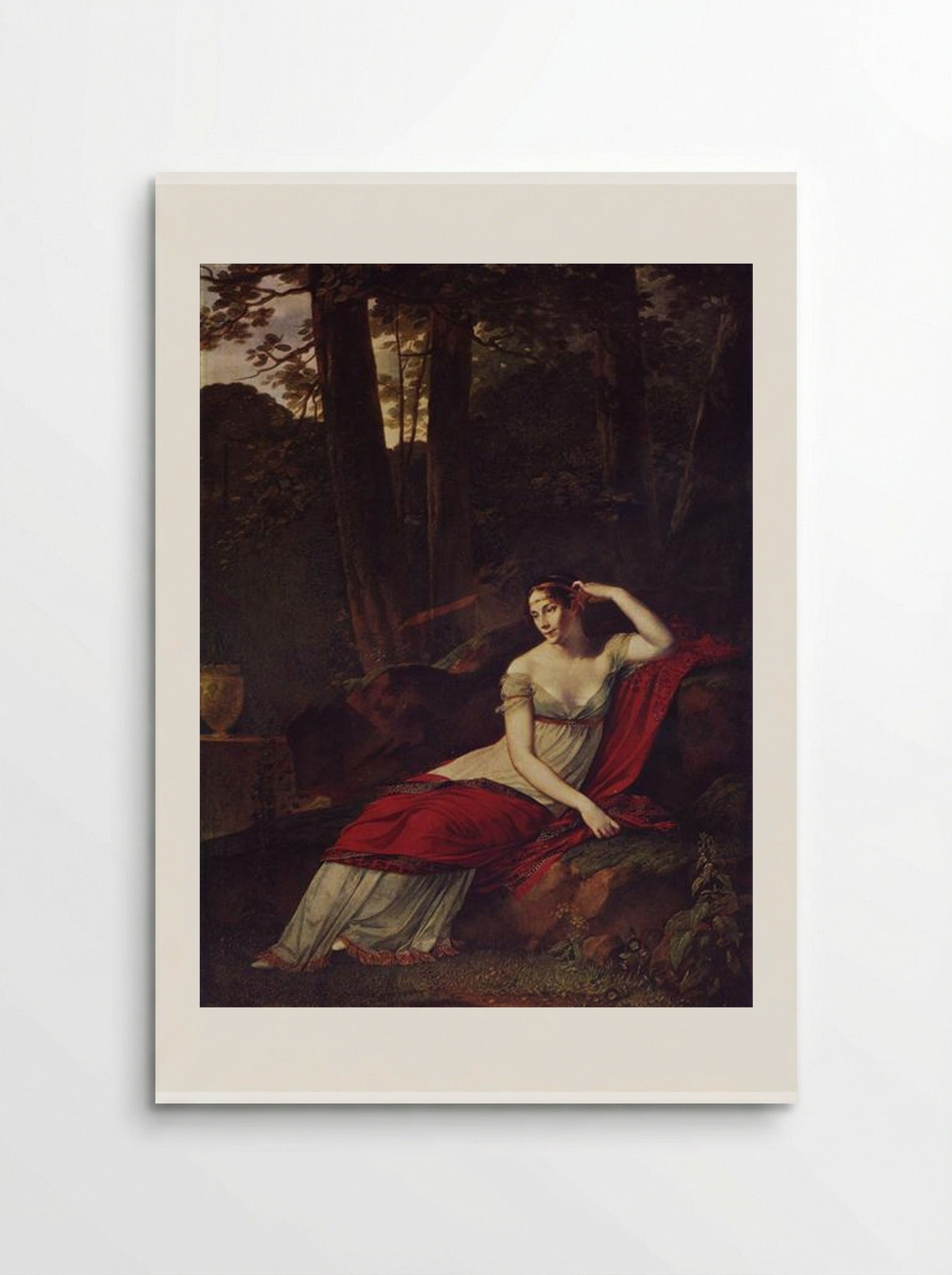 Empress Josephine in the Park at Malmaison - Pierre-Paul Prud'hon - Poster