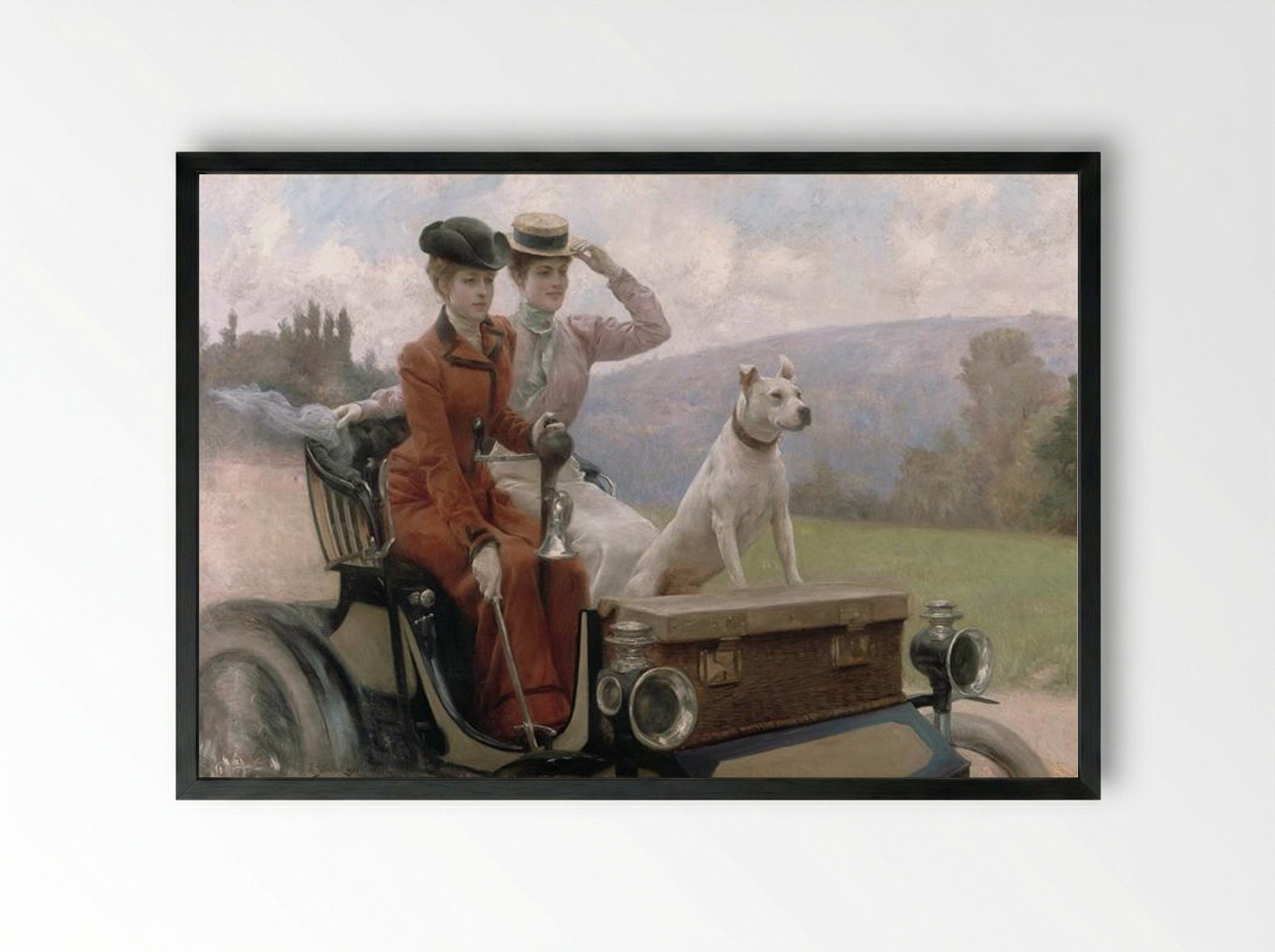 End of Summertime - Julius LeBlanc Stewart - Framed Print Black