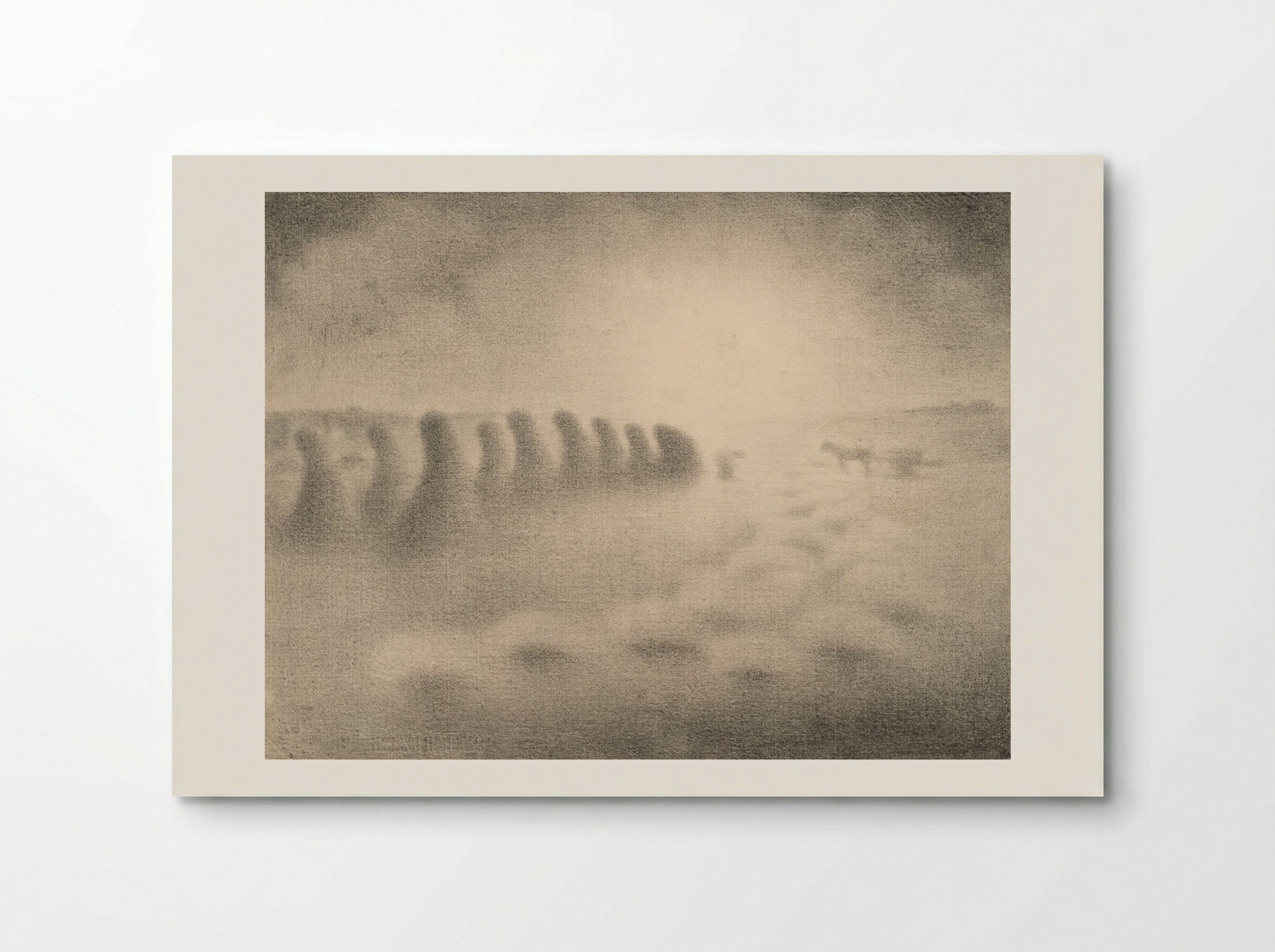 End of the Harvest - Charles Angrand - Poster