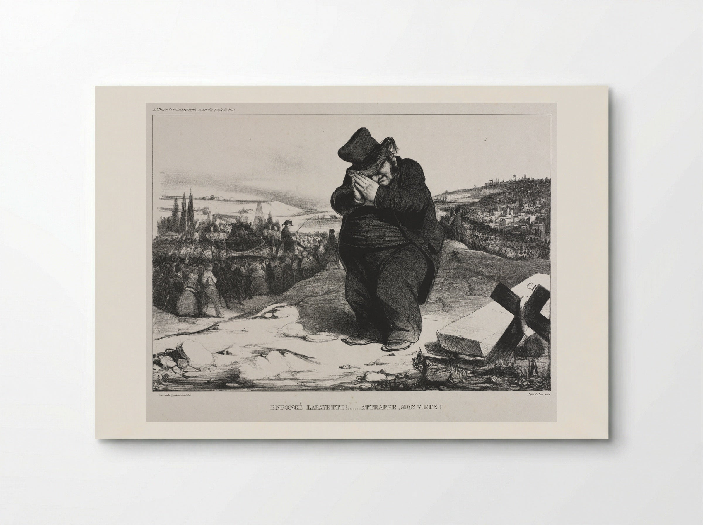 Enfoncé Lafayette! Attrape, mon vieux! - Honoré Daumier - Poster