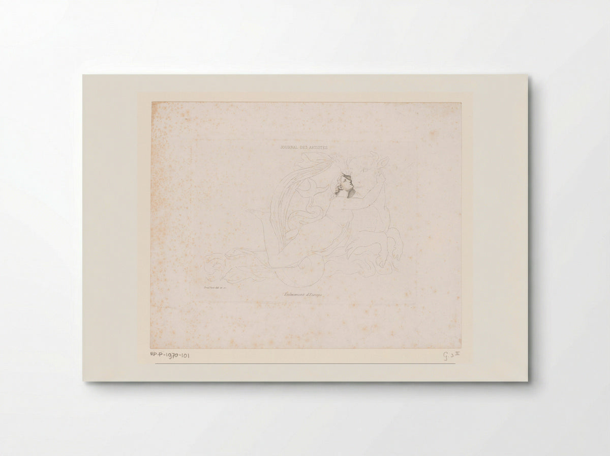 Enlèvement d'Europe - Pierre-Paul Prud'hon - Poster