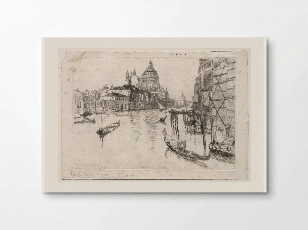 Entrance to Grand Canal - Otto H. Bacher - Poster