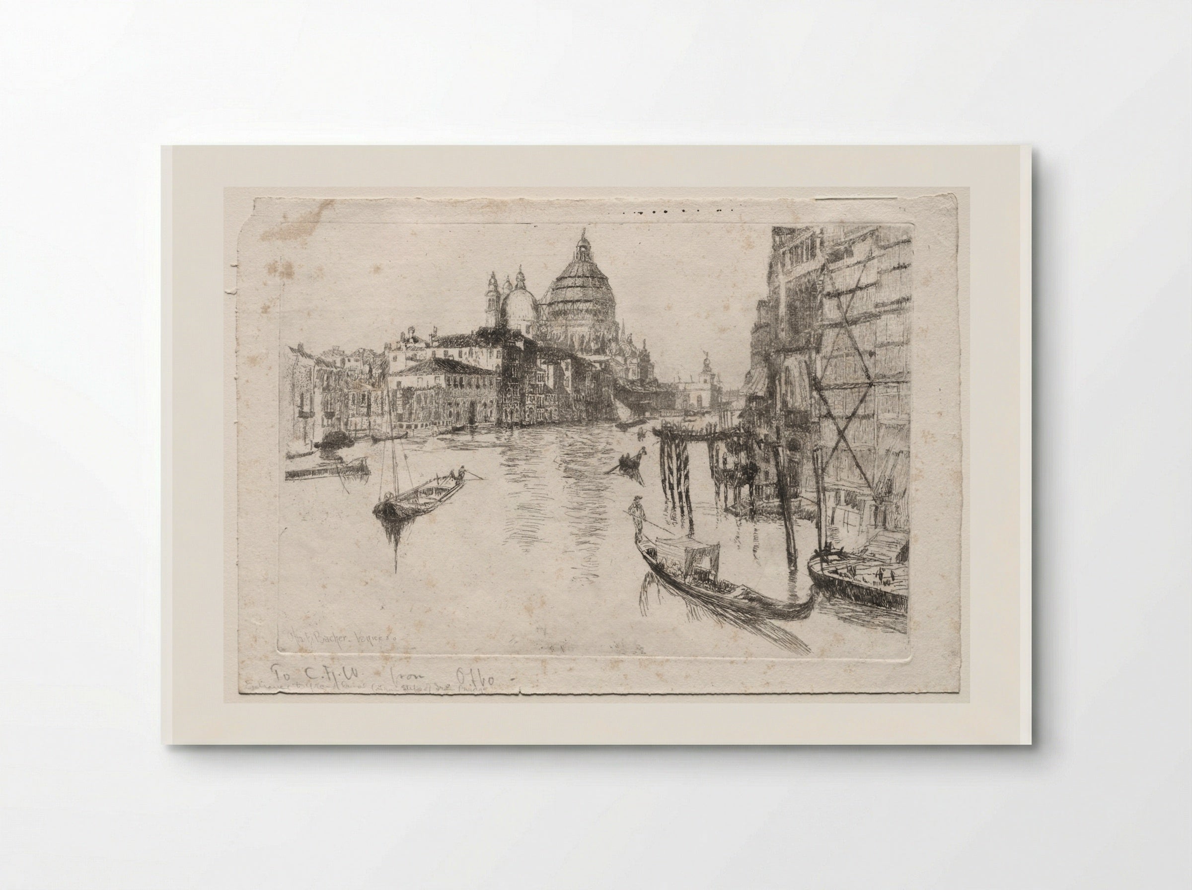 Entrance to Grand Canal - Otto H. Bacher - Poster