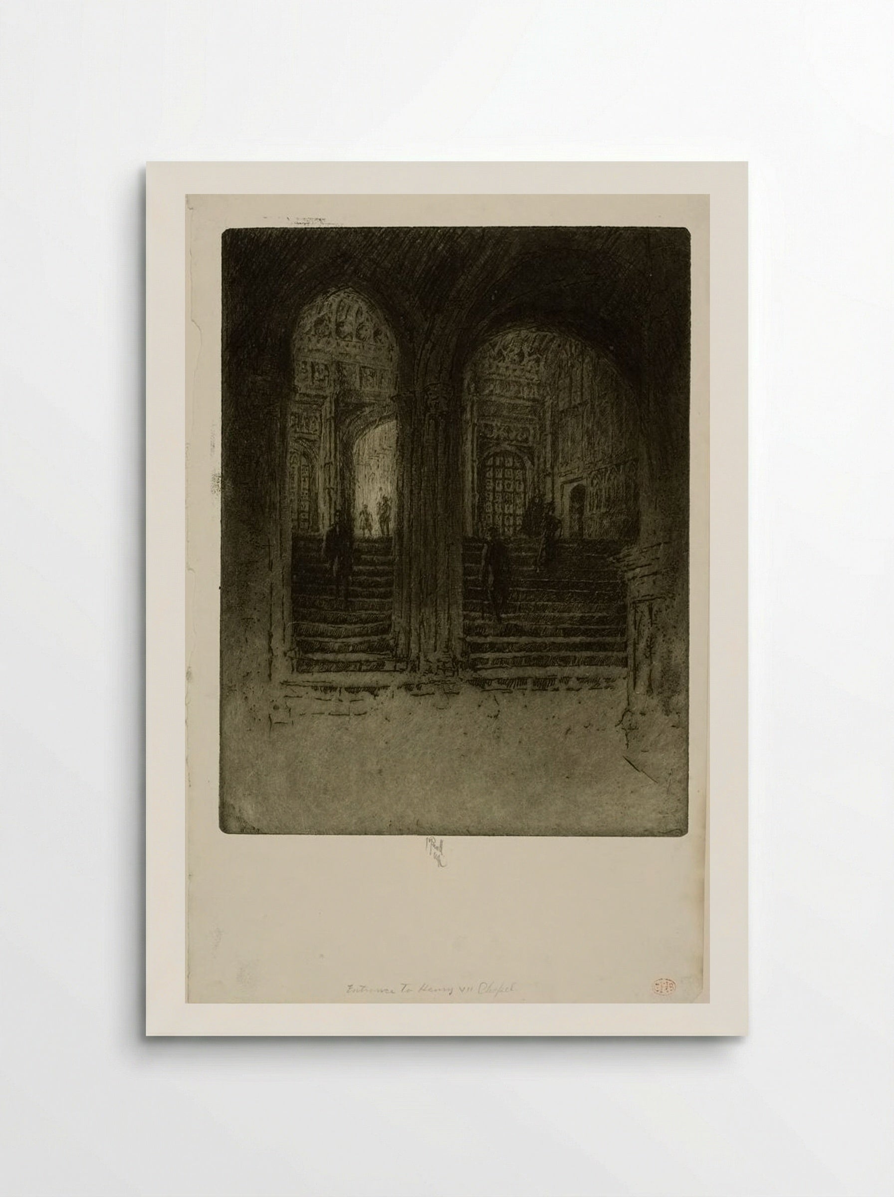 Entrance to Henry VII's Chapel - Joseph Pennell - Poster