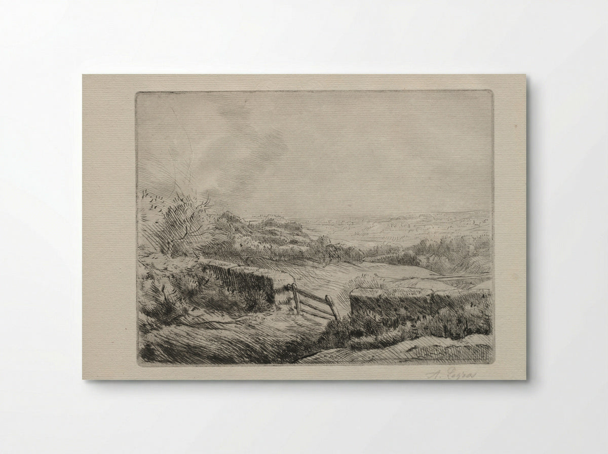 Entrance to the Field - Alphonse Legros - Poster
