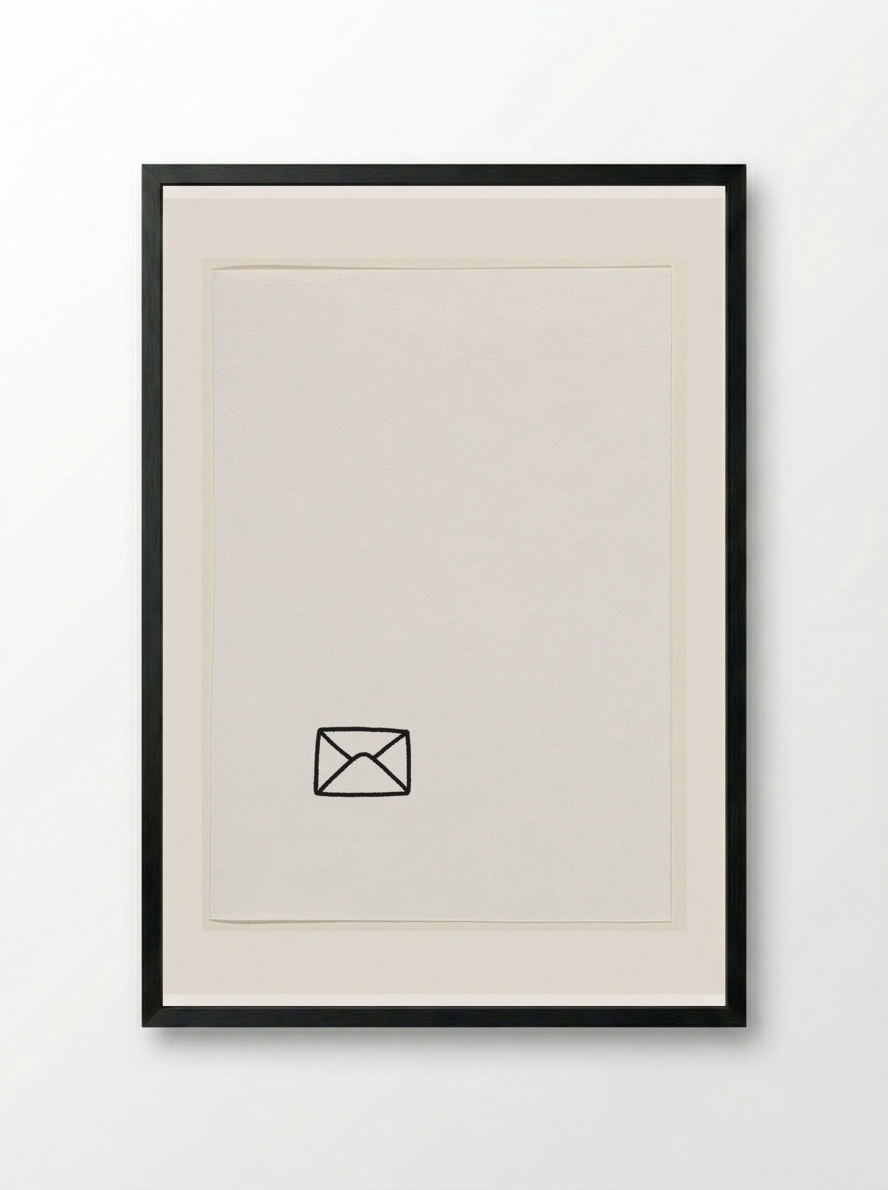 Enveloppe - Dick Bruna - Framed Print Black