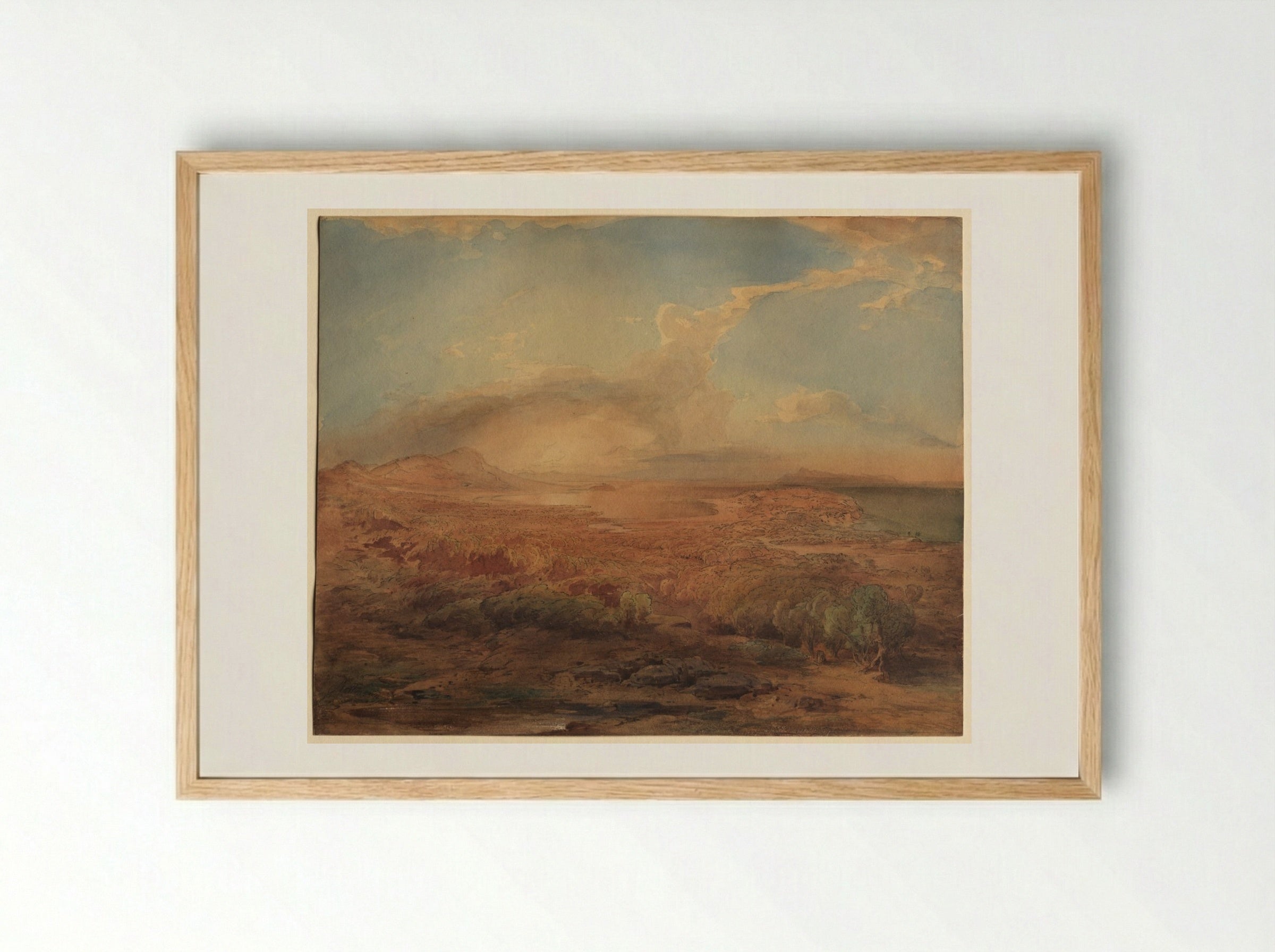 Epidauros - Carl Rottmann - Framed Print Wood