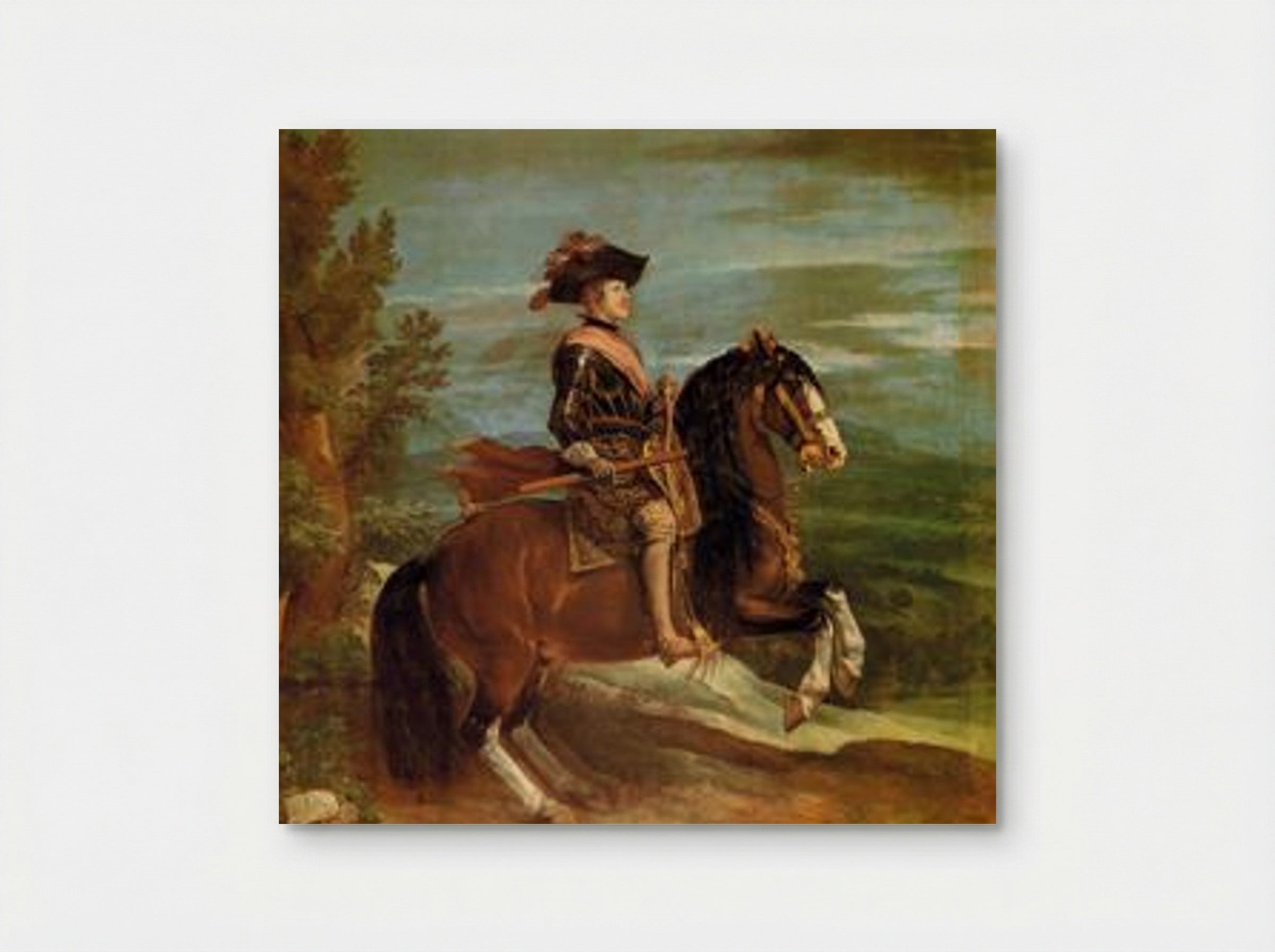 Equestrian Portrait of Philip IV - Diego Velázquez - Poster