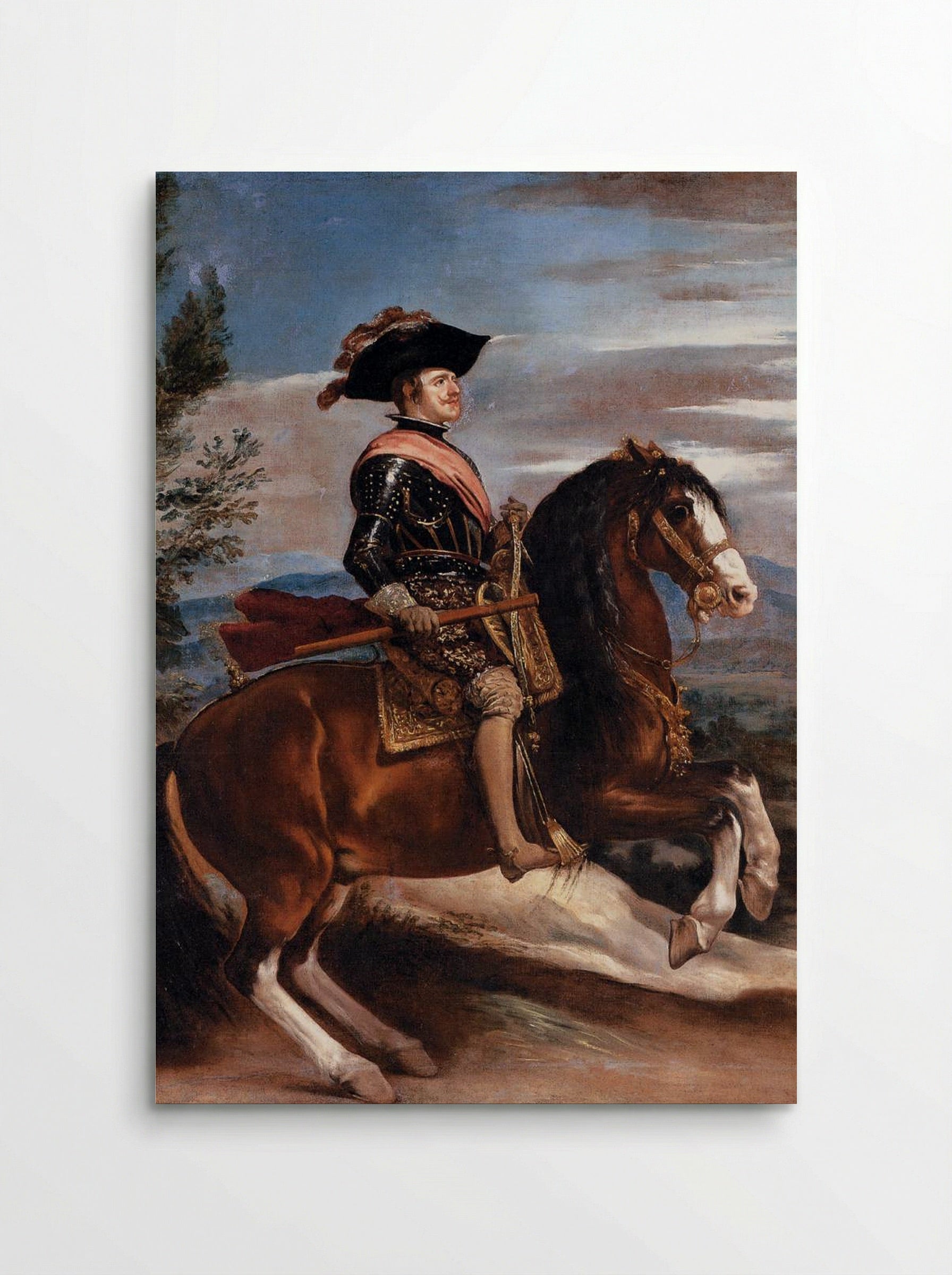 Equestrian Portrait of Philip IV - Diego Velázquez - Poster