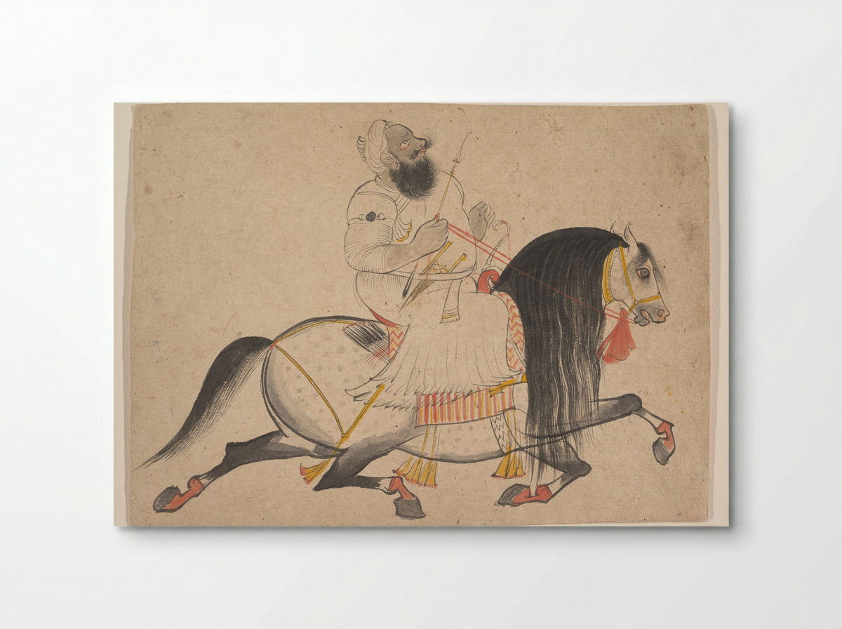 Equestrian Portrait of a Noble - Bakhta - Poster