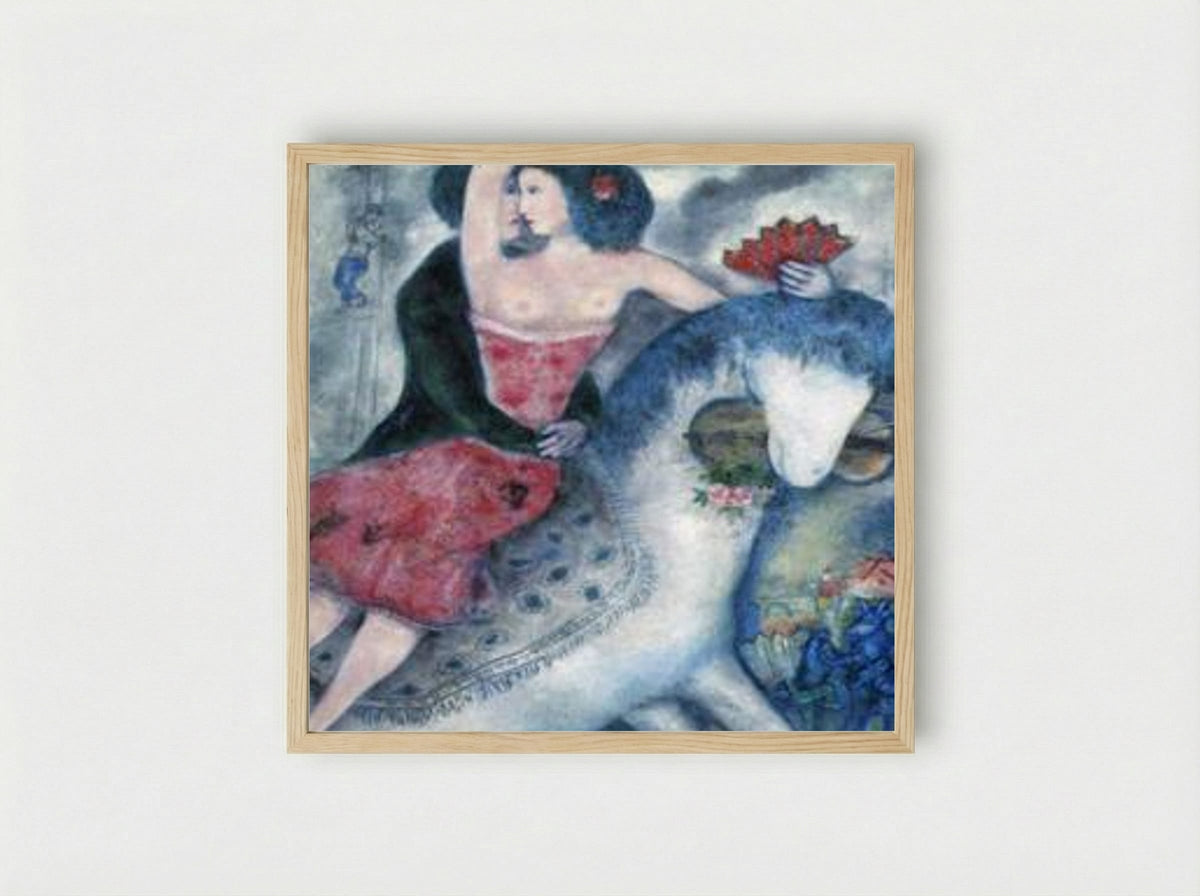 Equestrienne - Marc Chagall - Framed Print Wood