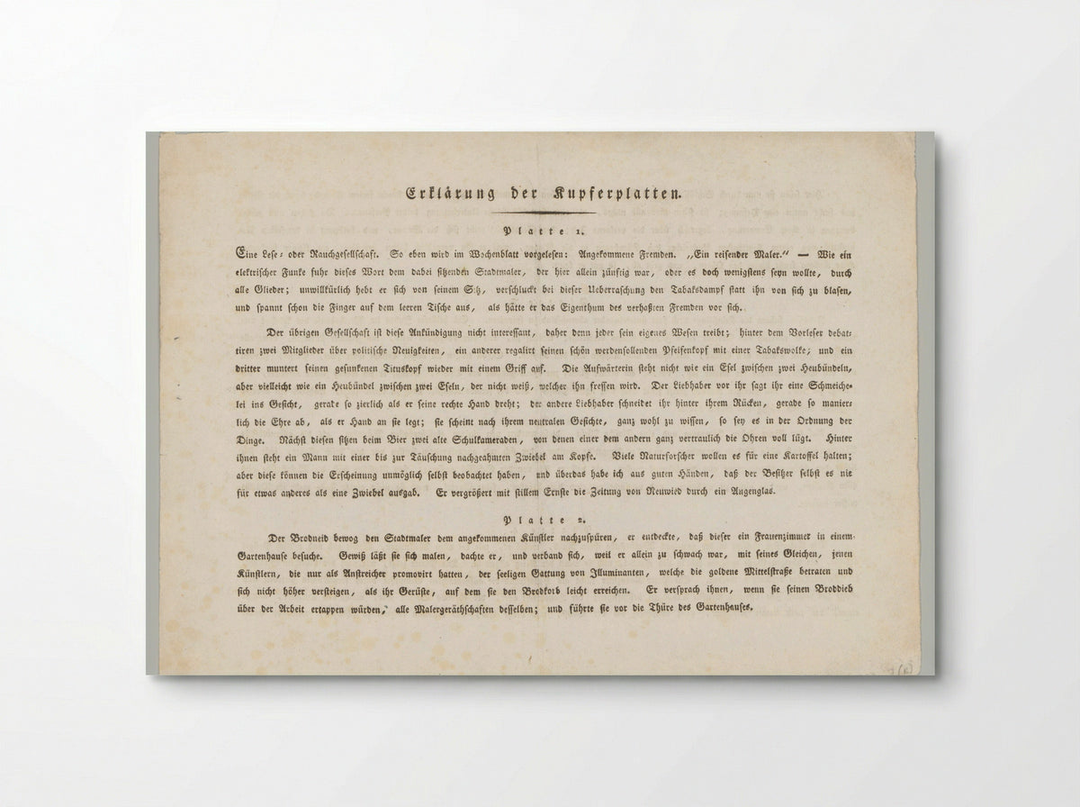Erklärung der Kupferplatten - Friedrich Rottmann - Poster