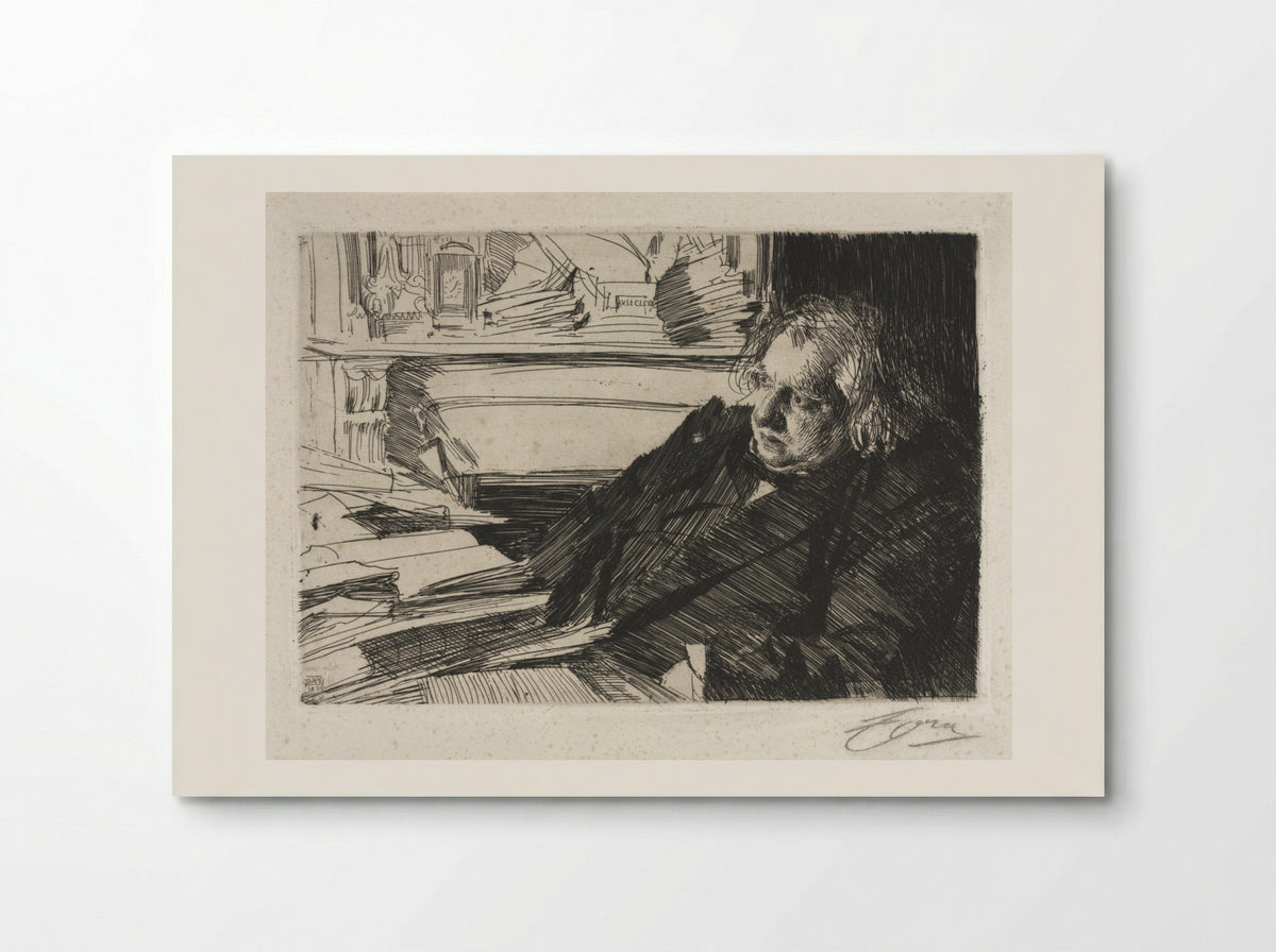 Ernest Renan - Anders Zorn - Poster