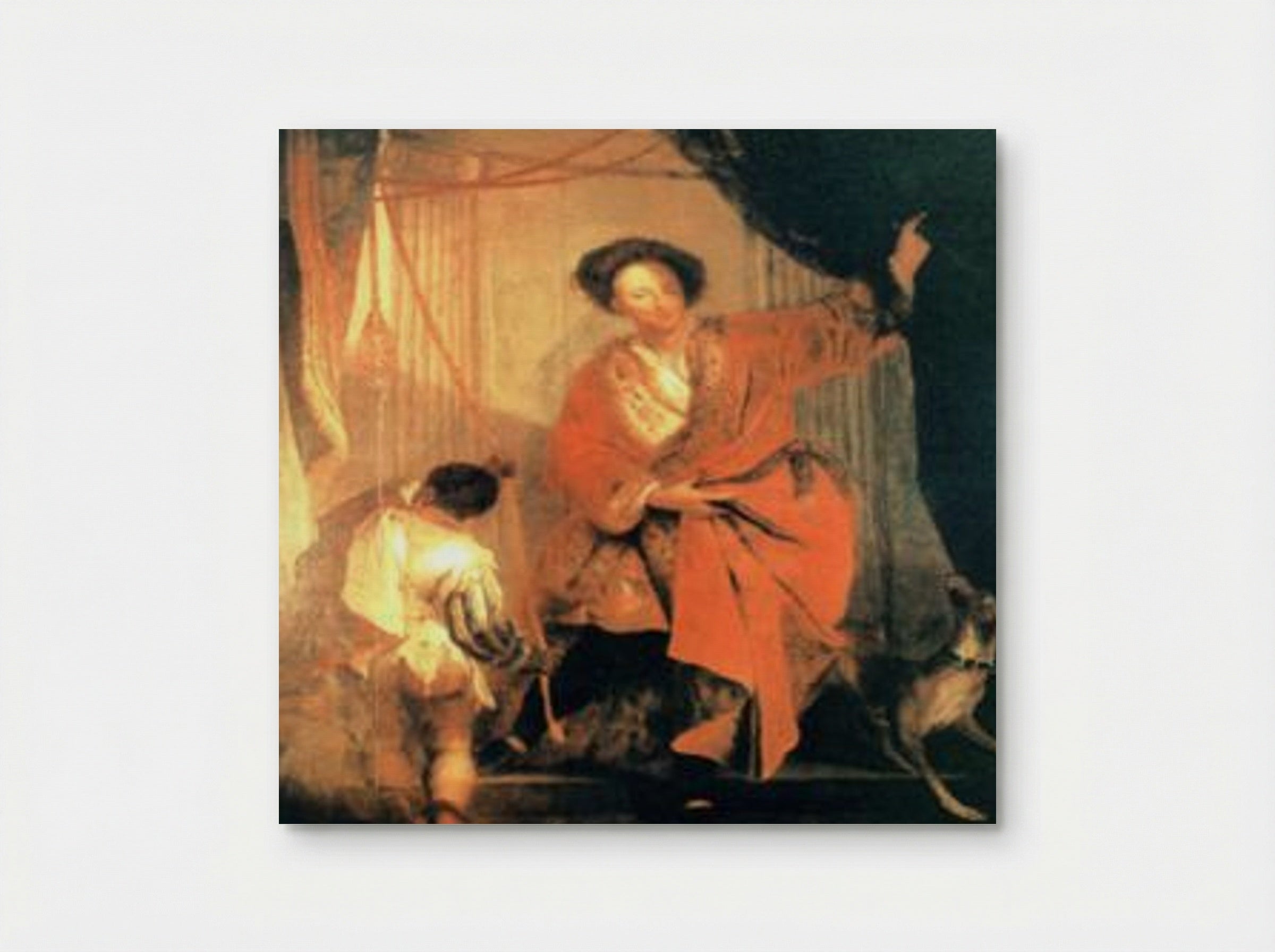 Ernst Friedrich, Baron of the Inn and Knyphausen, Royal Prussian Minister - Antoine Pesne - Poster