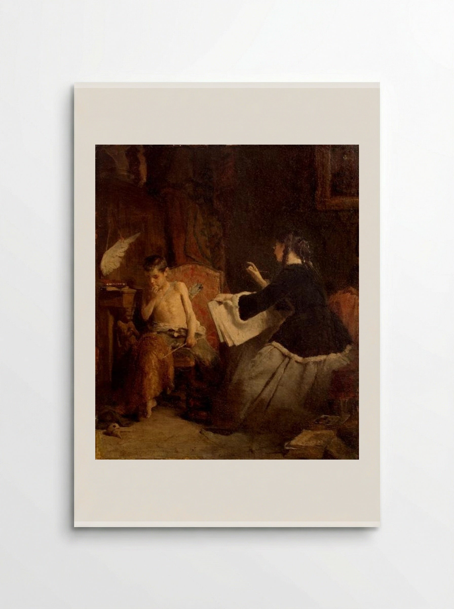 Eros and the Painter - Nikolaos Gyzis - Poster