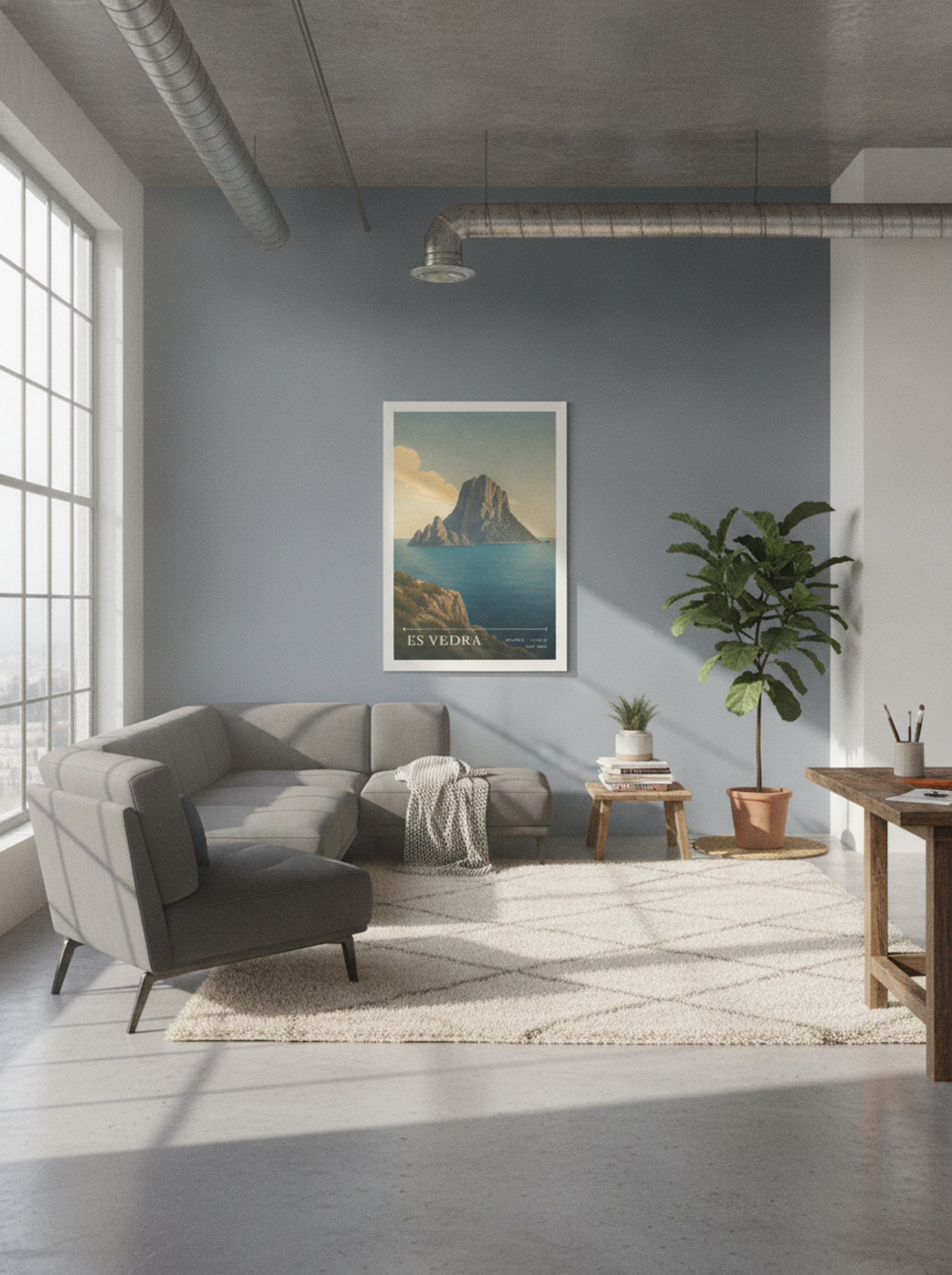 Es Vedra Travel Poster Artwork - Lifestyle