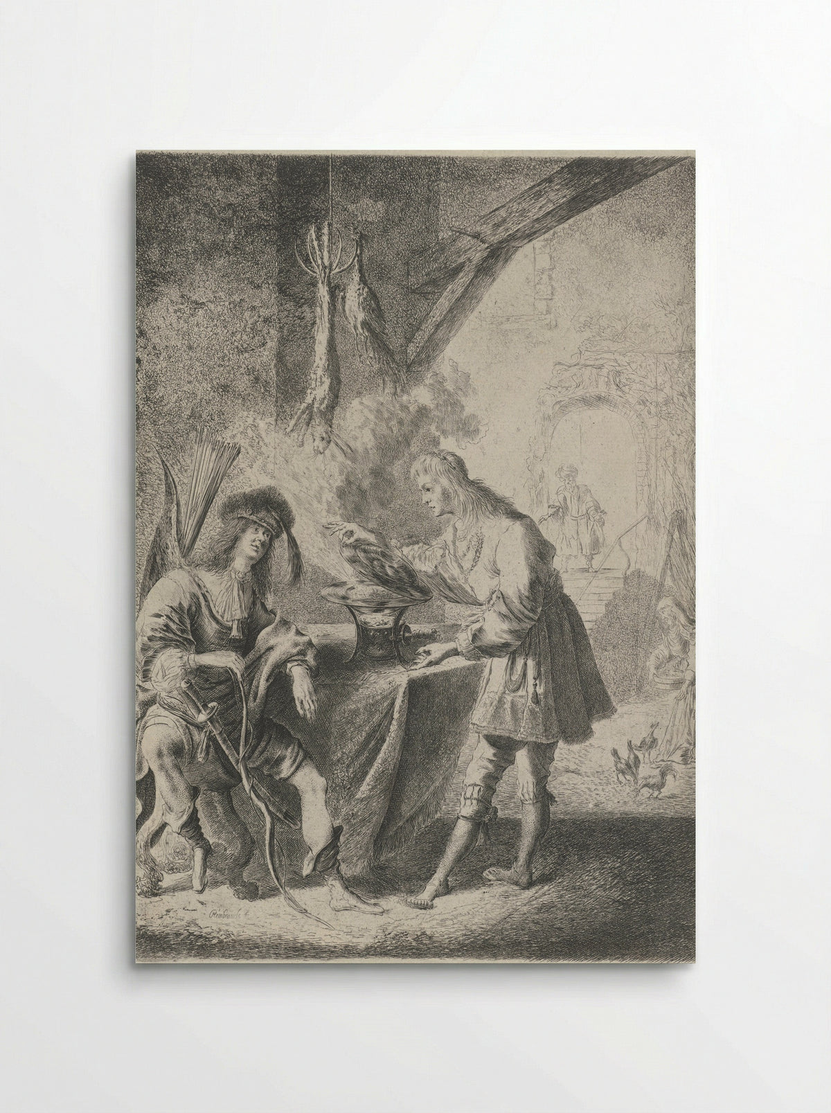 Esau Selling His Birthright to Jacob - Pieter Rottermondt - Poster