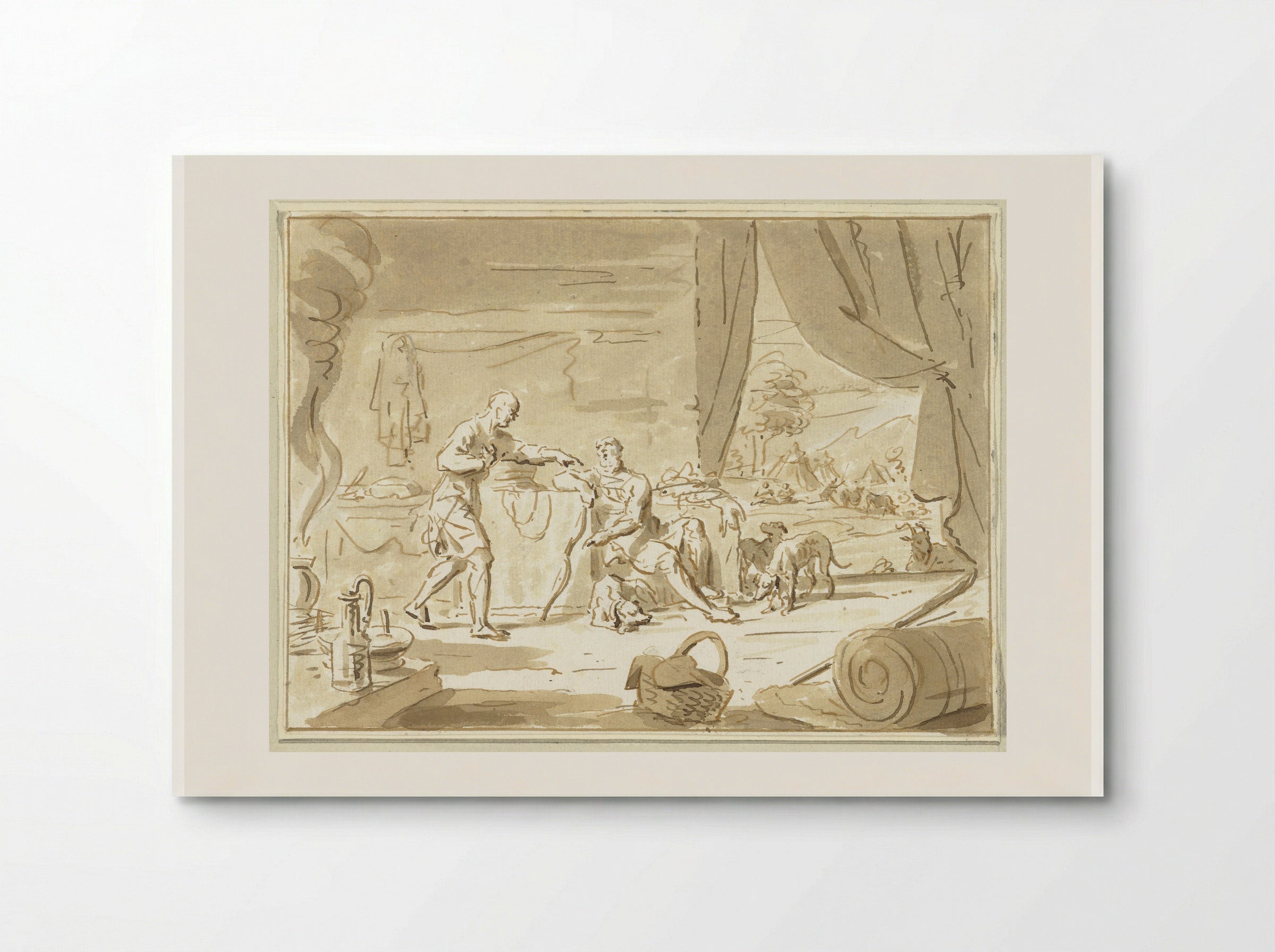 Esau Sells His Birthright to Jacob - Cornelis van Noorde - Poster