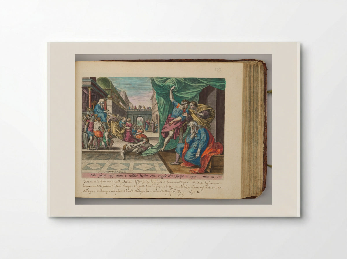 Esther Crowned by Ahasuerus - Hans Collaert the Elder - Poster