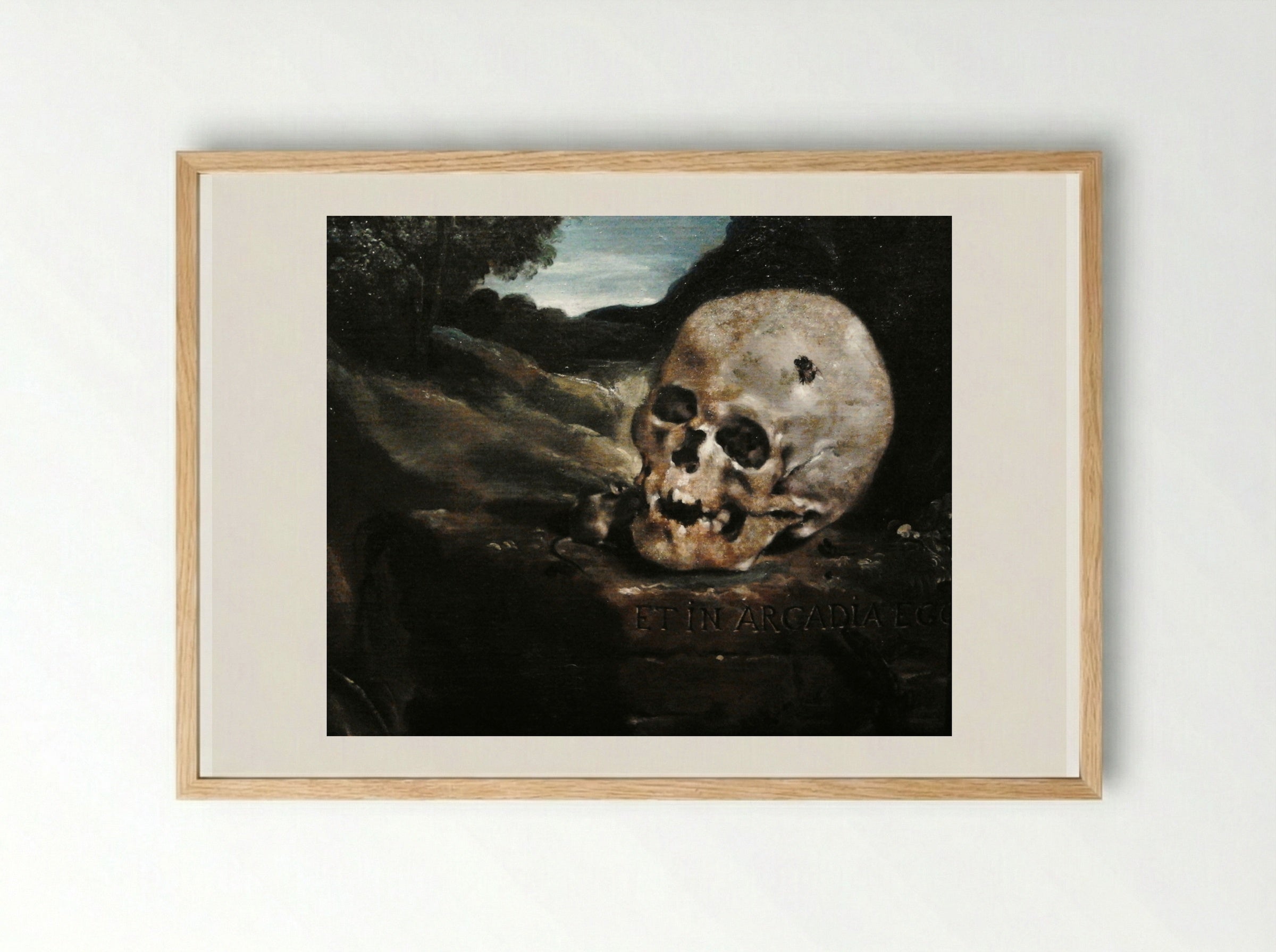 Et in Arcadia Ego - Guercino - Framed Print Wood