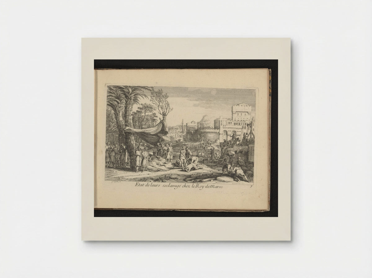 Etat de leurs esclavage chez le Roy de Maroc - Gaspard Duchange - Poster
