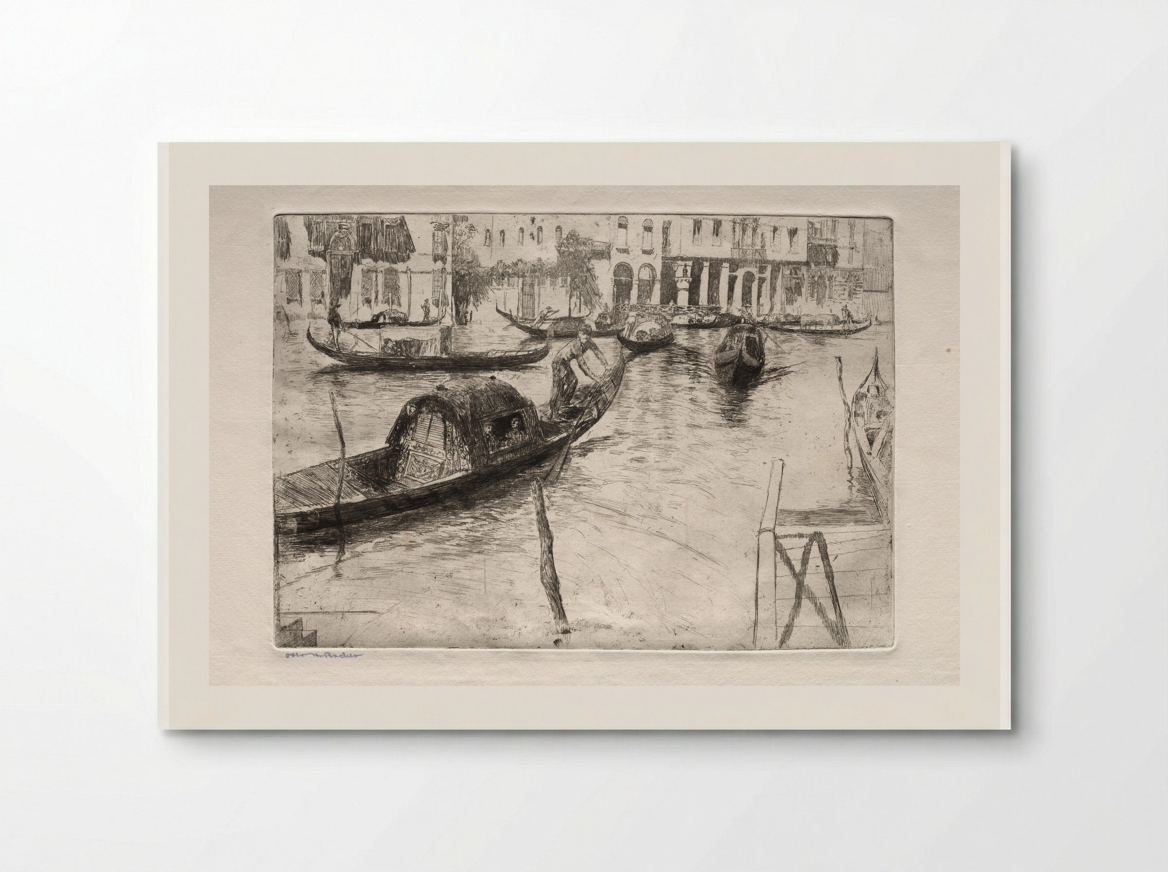 Etchings of Venice: St. Marks - Otto H. Bacher - Poster