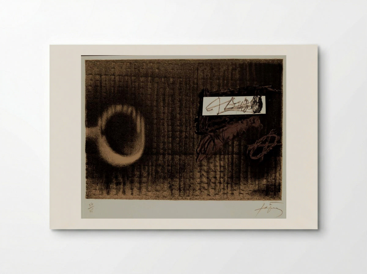 Etiquette - Antoni Tàpies - Poster
