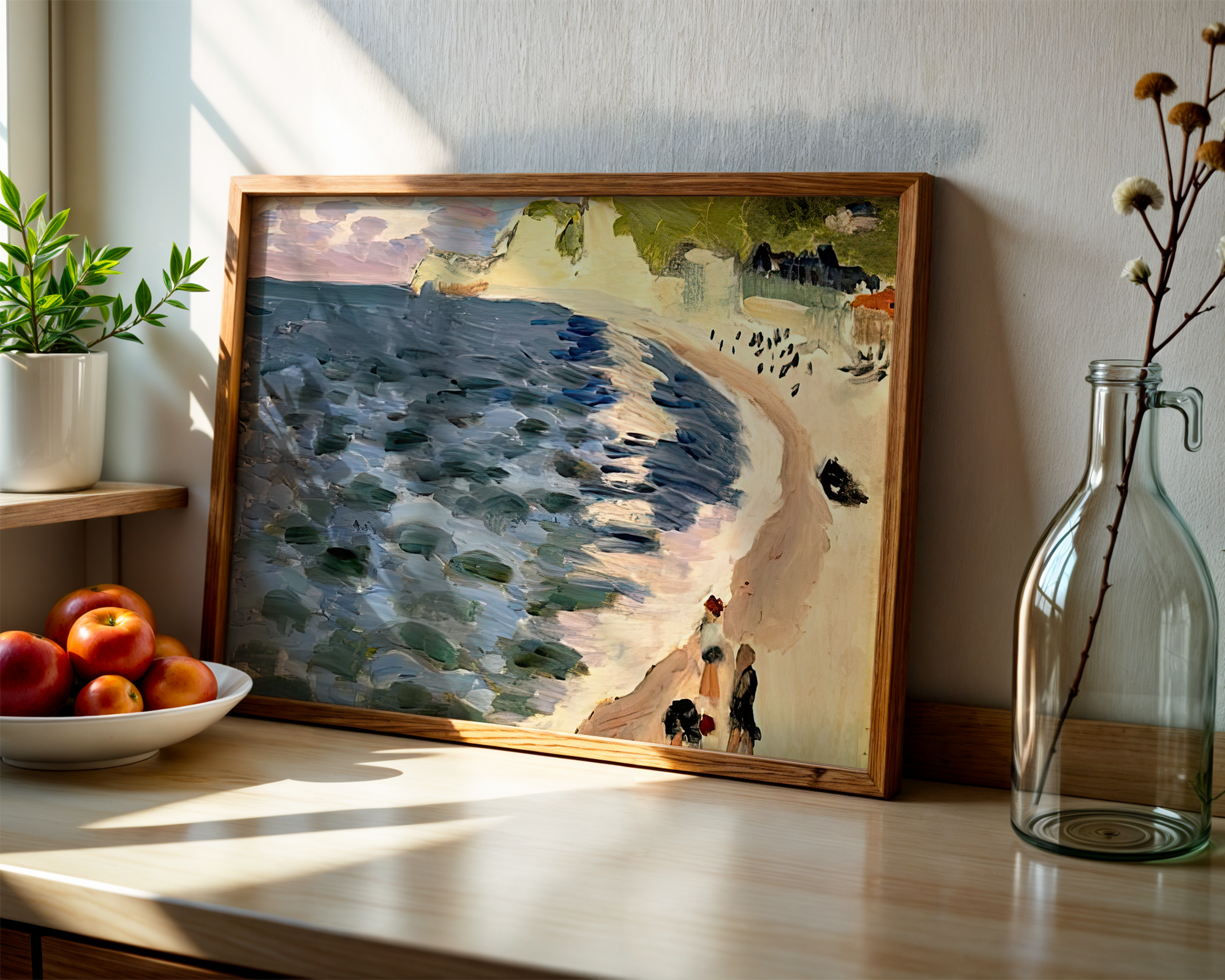 Etretat-The-Sea-by-Henri-Matisse-–-Fauvist-Coastal-Landscape-Print mockup