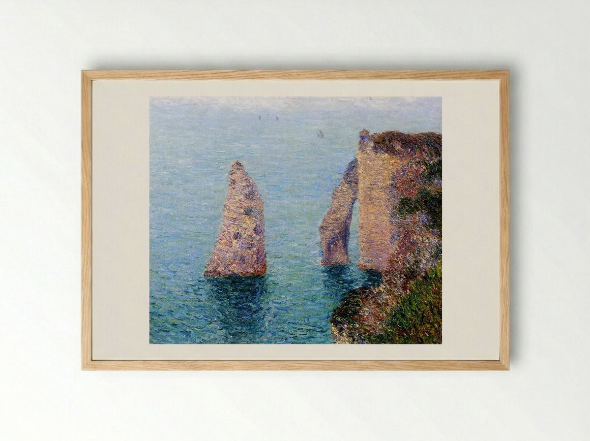 Etretat - Gustave Loiseau - Framed Print Wood