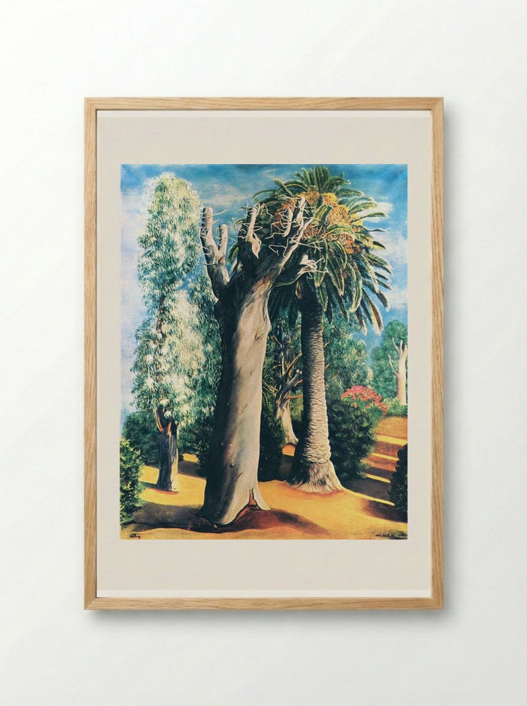 Eucalyptus and Palm - Moïse Kisling - Framed Print Wood