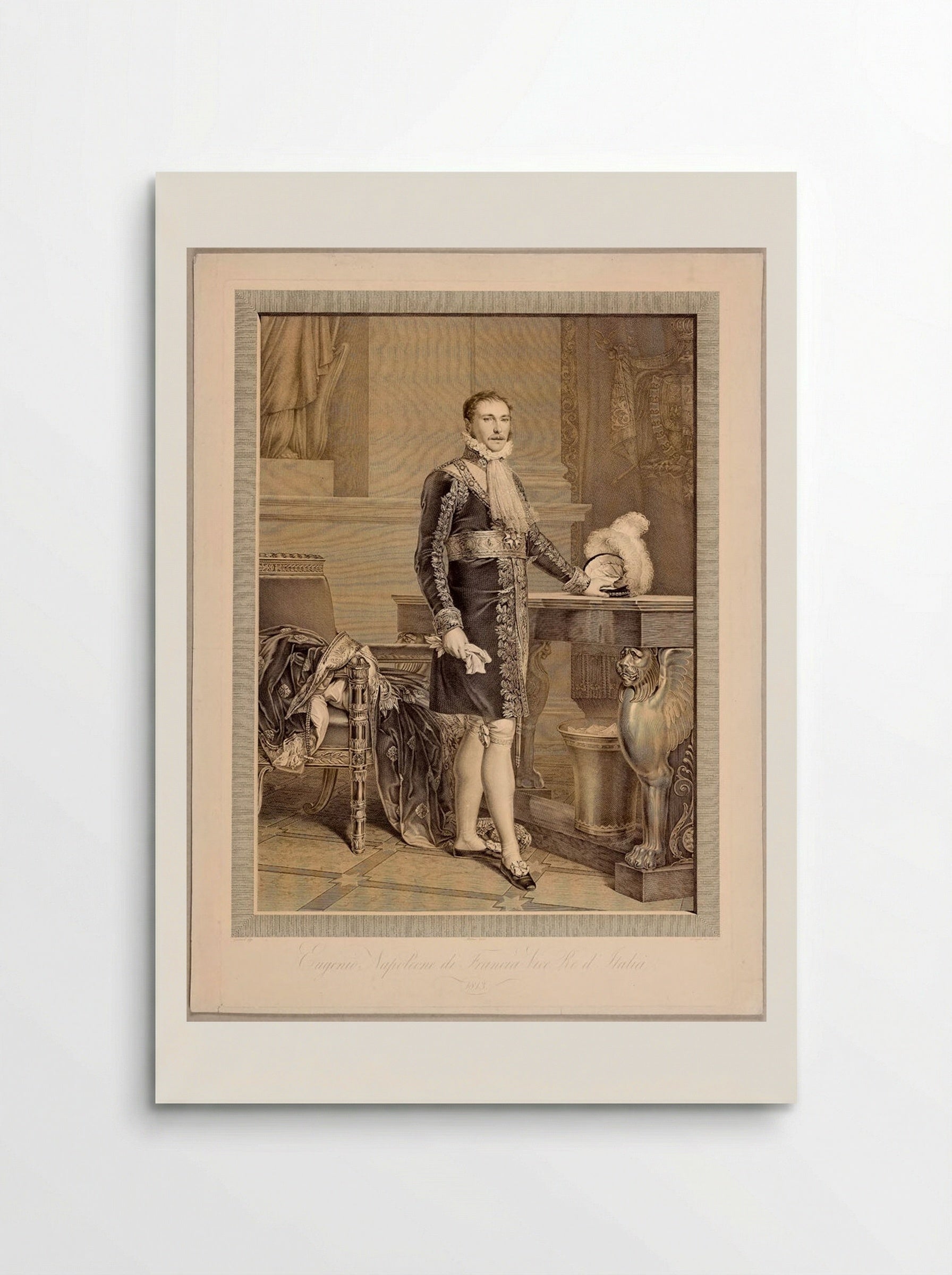 Eugène de Beauharnais, Viceroy of Italy - Giuseppe Longhi - Poster