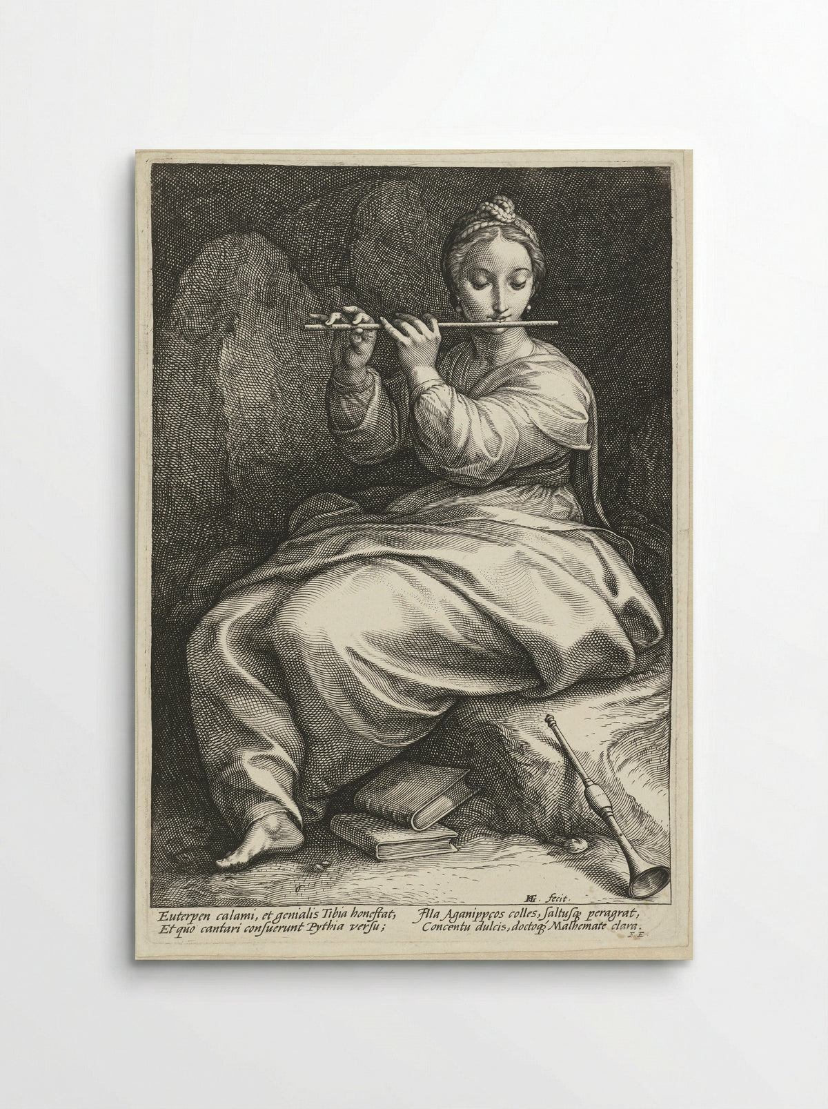 Euterpe - Hendrick Goltzius - Poster