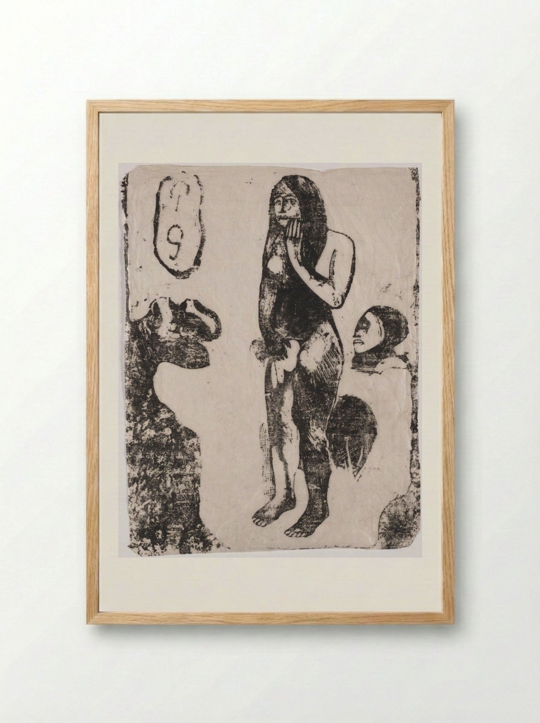 Eve - Paul Gauguin - Framed Print Wood