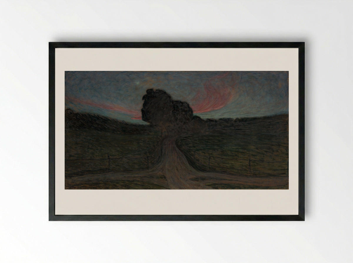 Evening Mood-Lidingö - Eugène Jansson - Framed Print Black