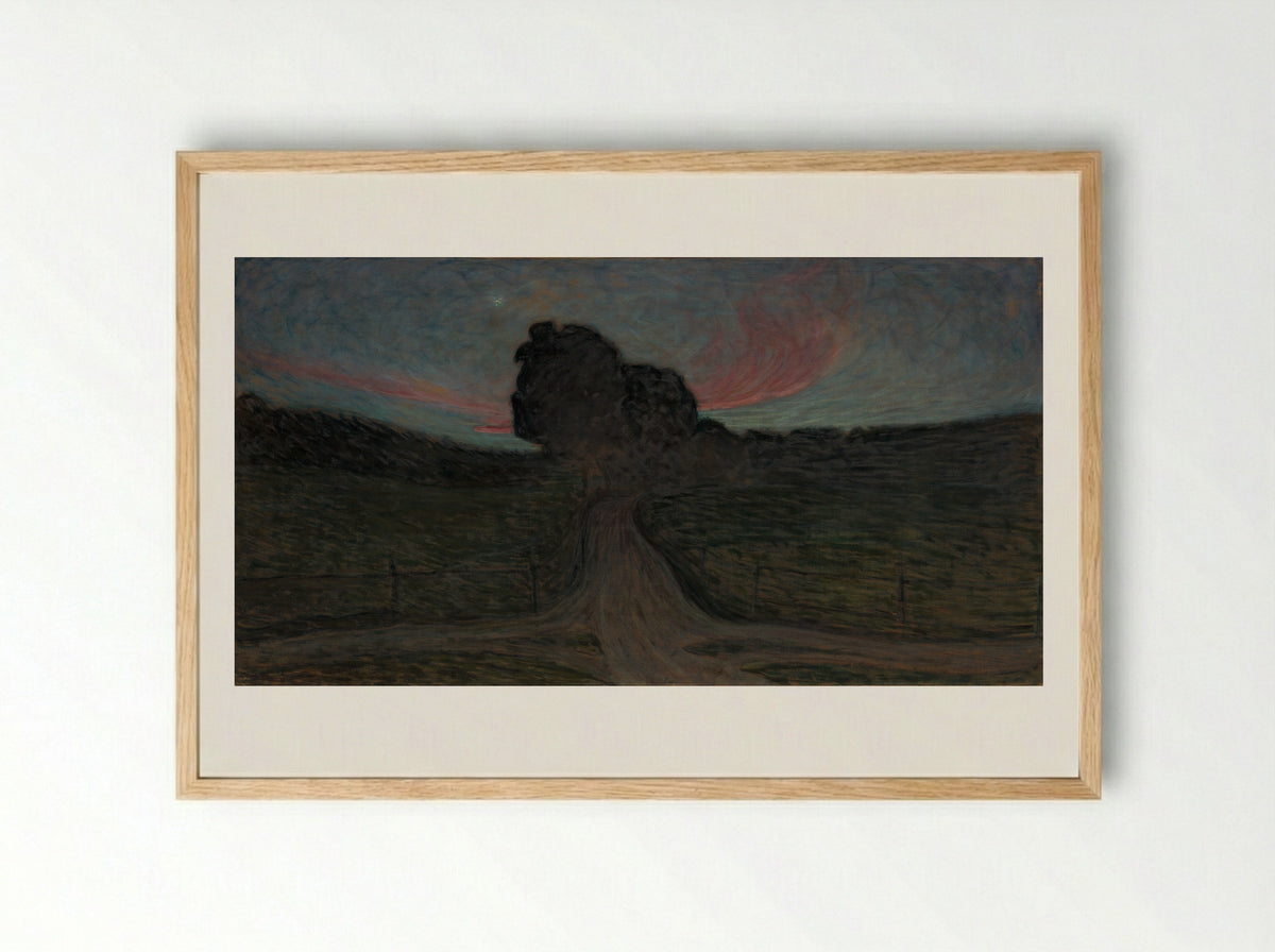 Evening Mood-Lidingö - Eugène Jansson - Framed Print Wood