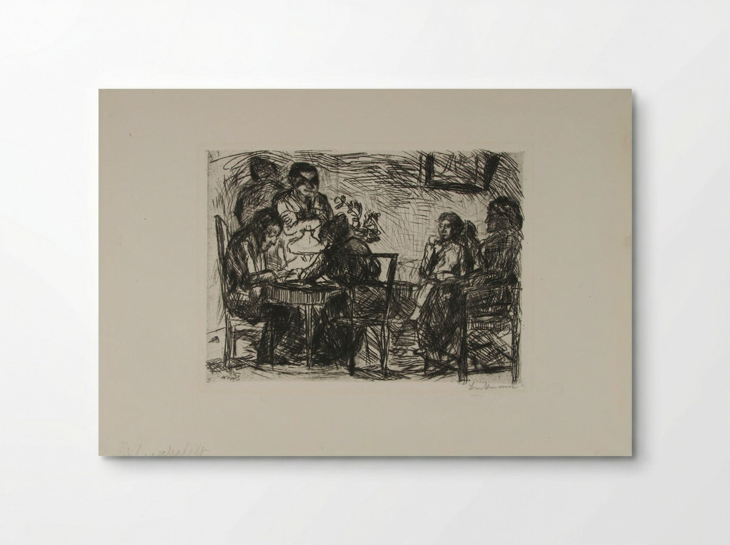 Evening Party (Tischgesellschaft) - Max Beckmann - Poster