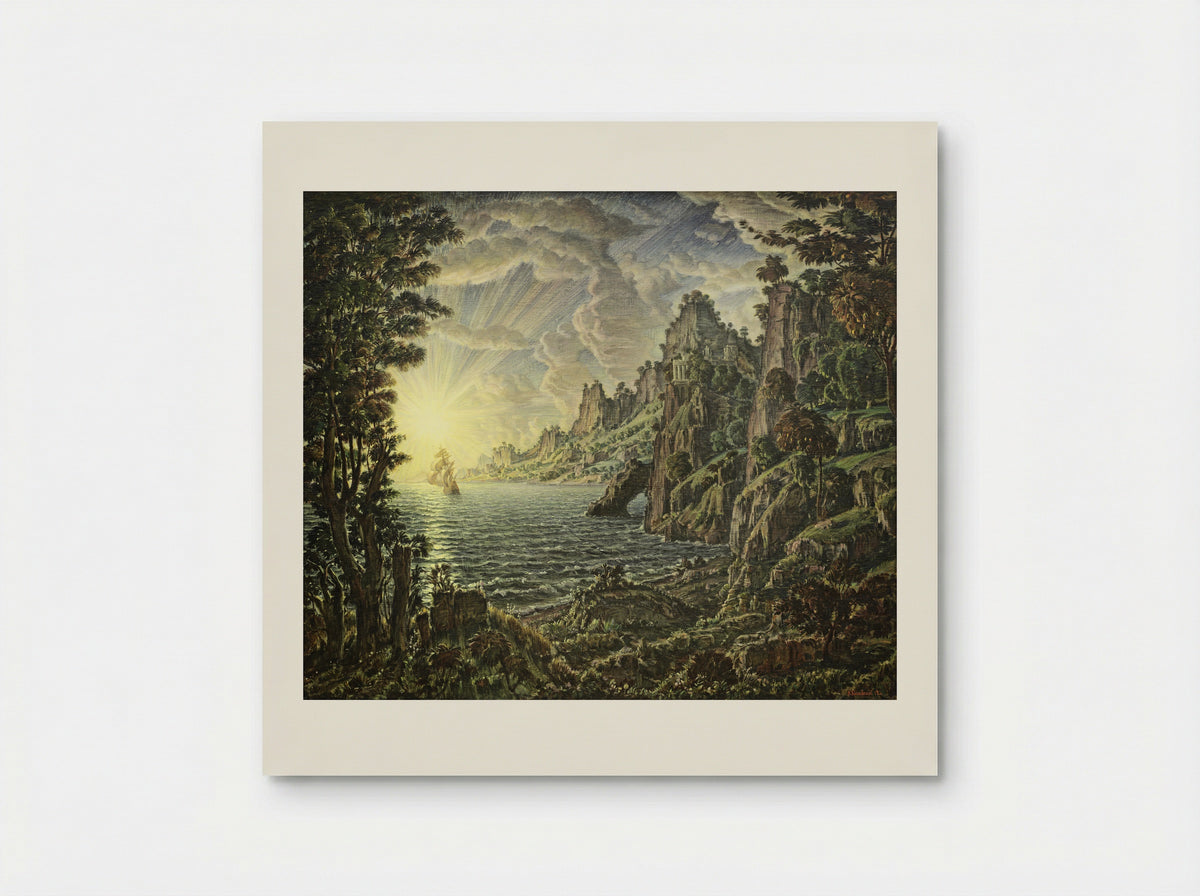 Evening Sun - Konstantin Bogaevsky - Poster