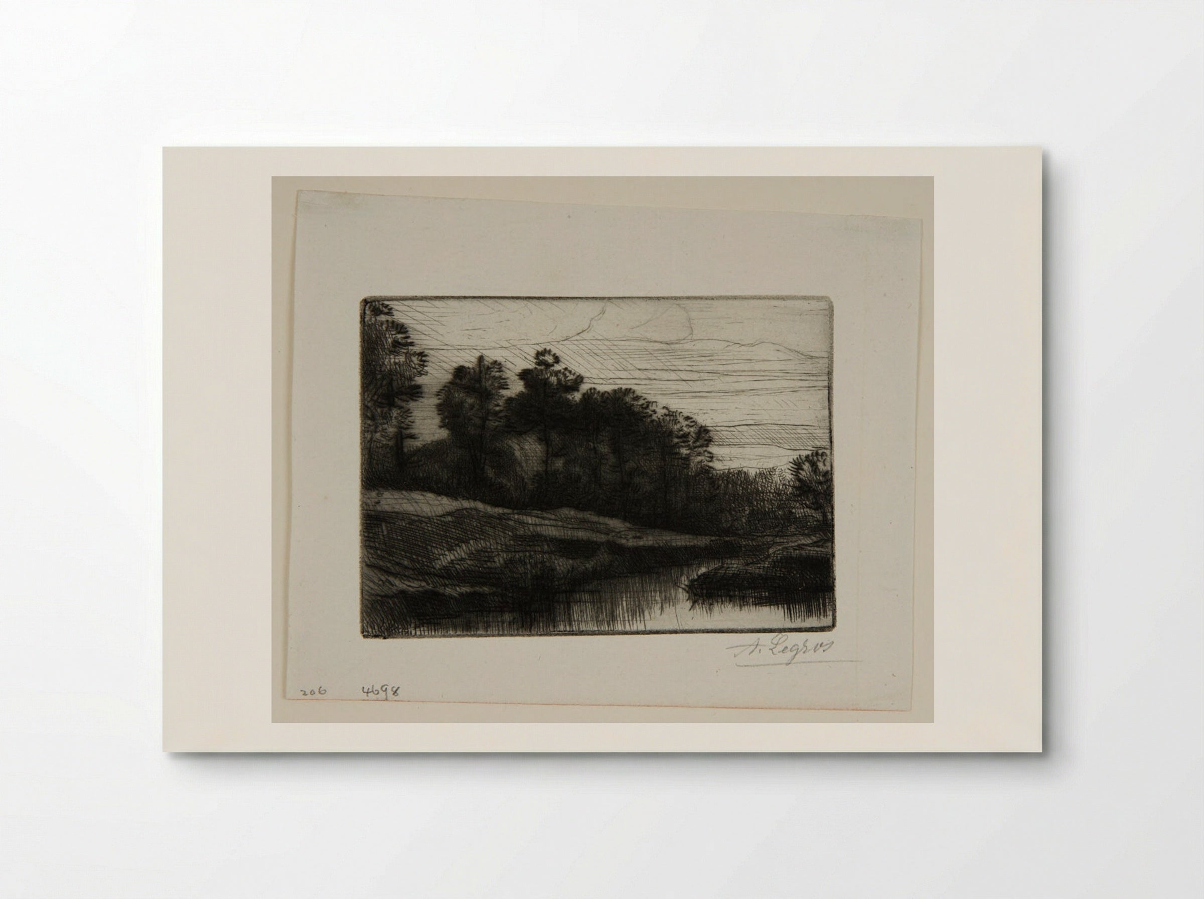 Evening (The Setting of the Sun) - Alphonse Legros - Poster