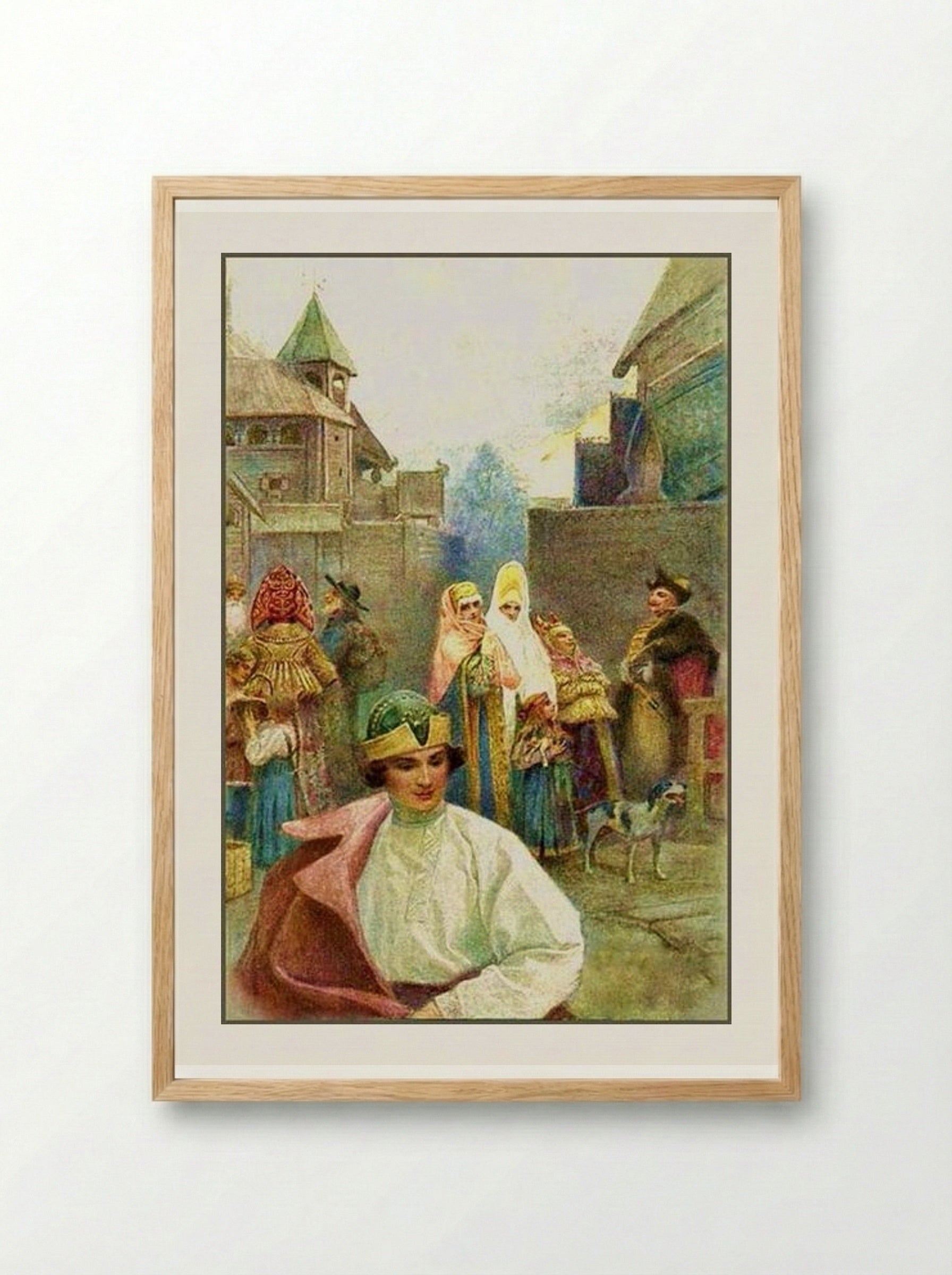 Evening Walk - Sergey Solomko - Framed Print Wood