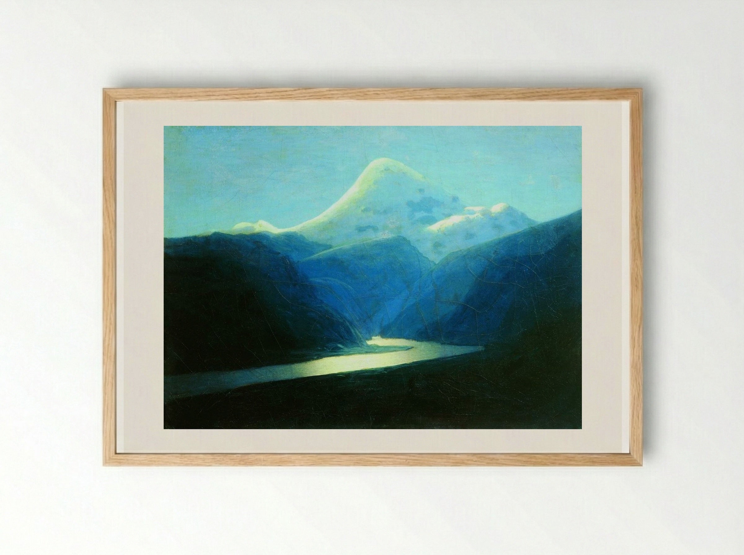 Evening - Arkhip Kuindzhi - Framed Print Wood