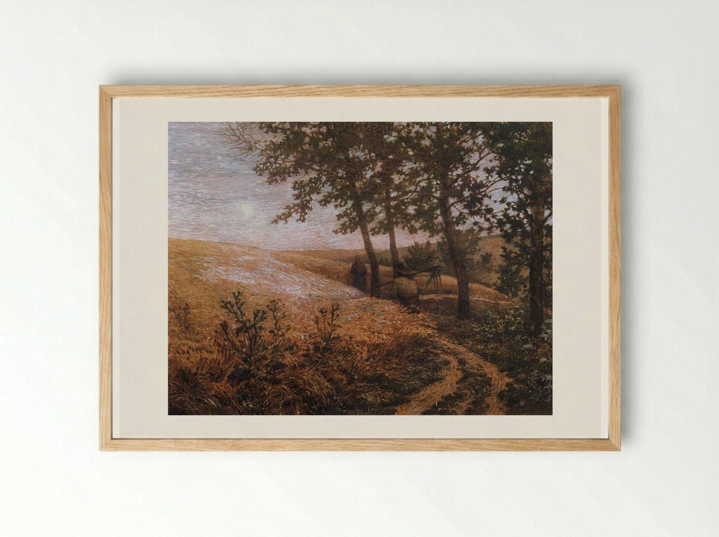 Evening - Konstantin Bogaevsky - Framed Print Wood