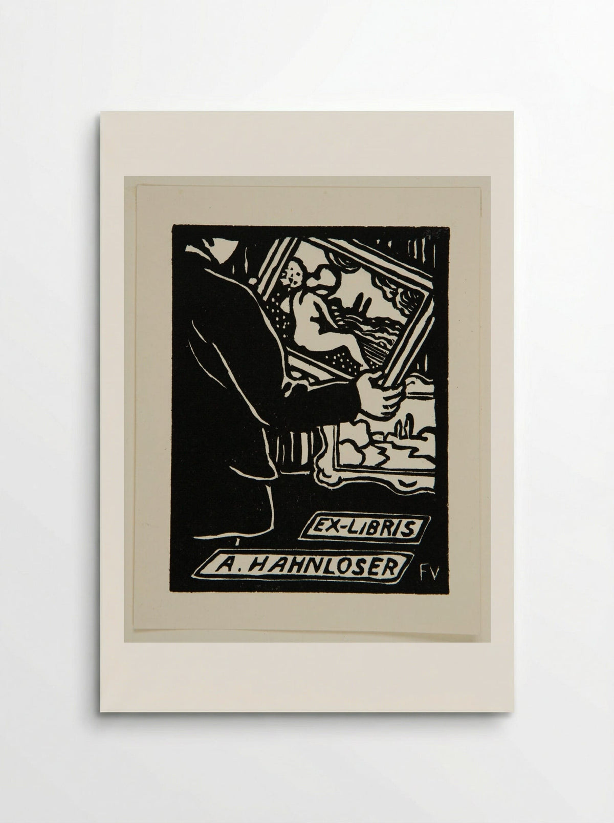 Ex-Libris Hans R. Hahnloser - Félix Vallotton - Poster