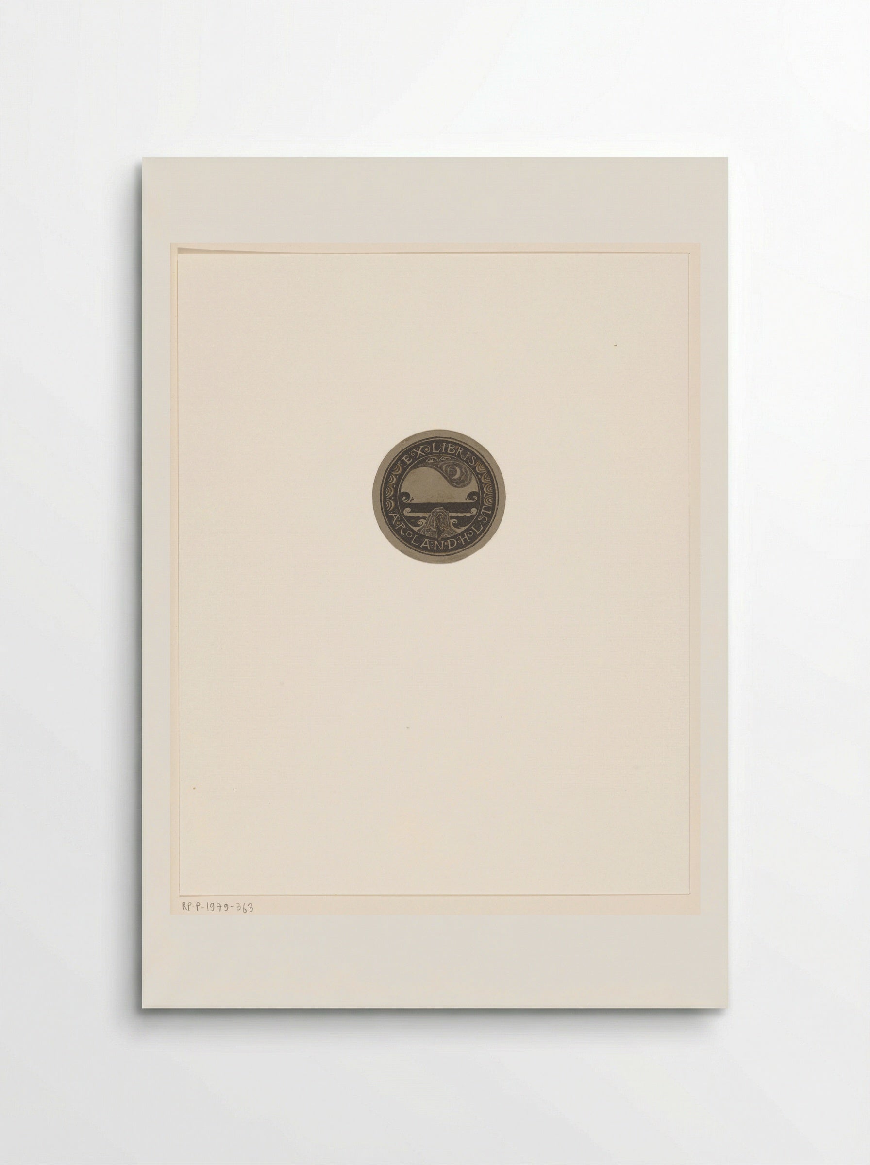 Ex libris van Adriaan Roland Holst - Richard Nicolaüs Roland Holst - Poster