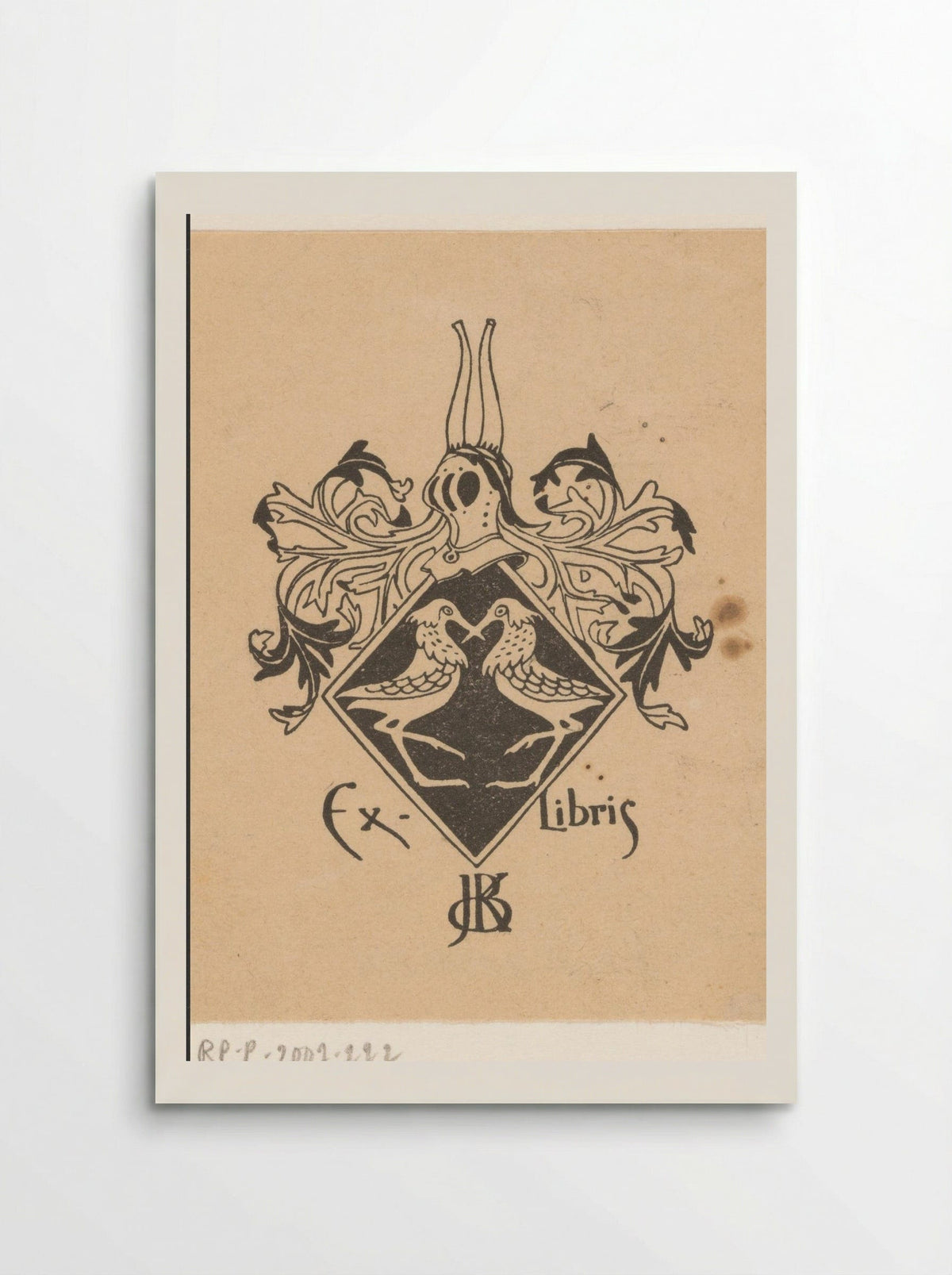 Ex libris voor Jeltje de Bosch Kemper - Gerrit Willem Dijsselhof - Poster