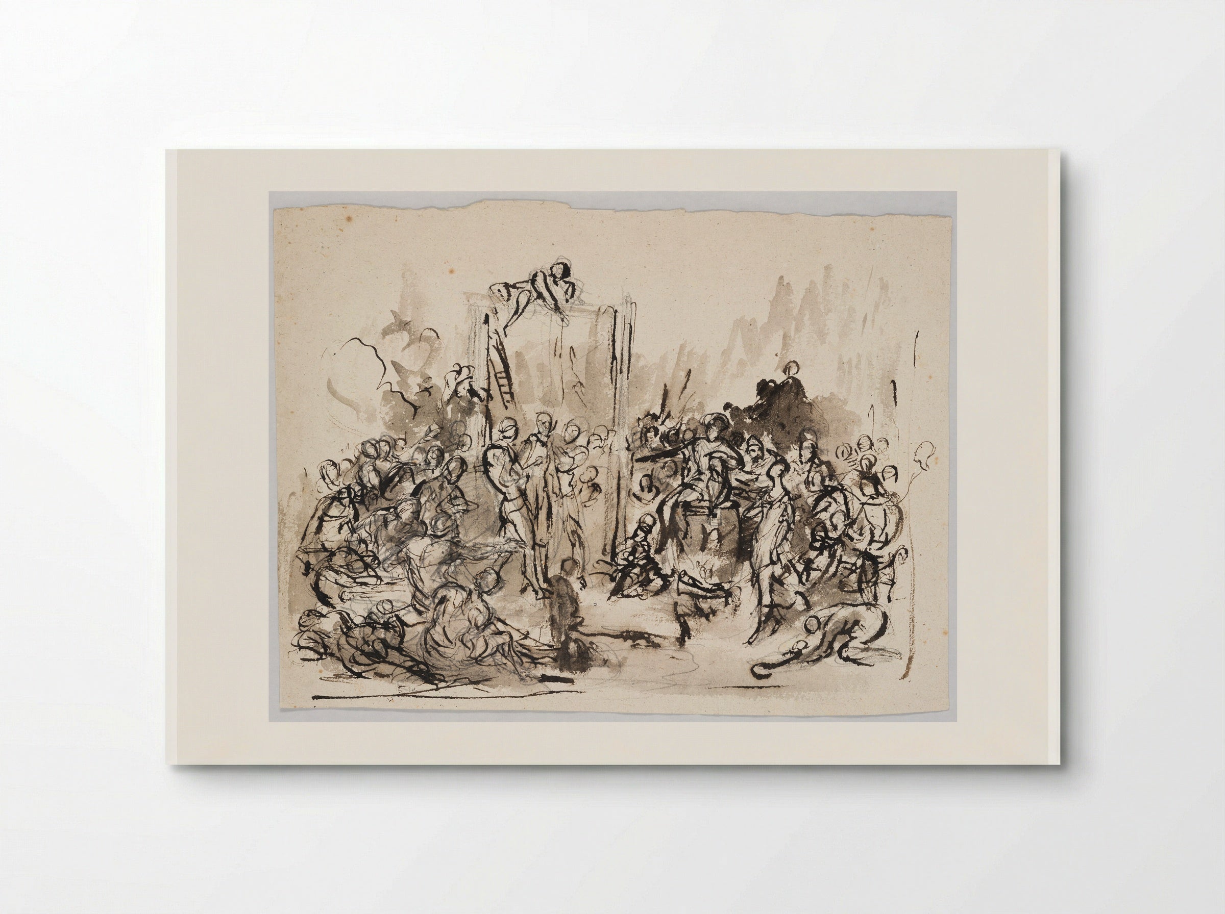 Execution Scene - Denis-Auguste-Marie Raffet - Poster