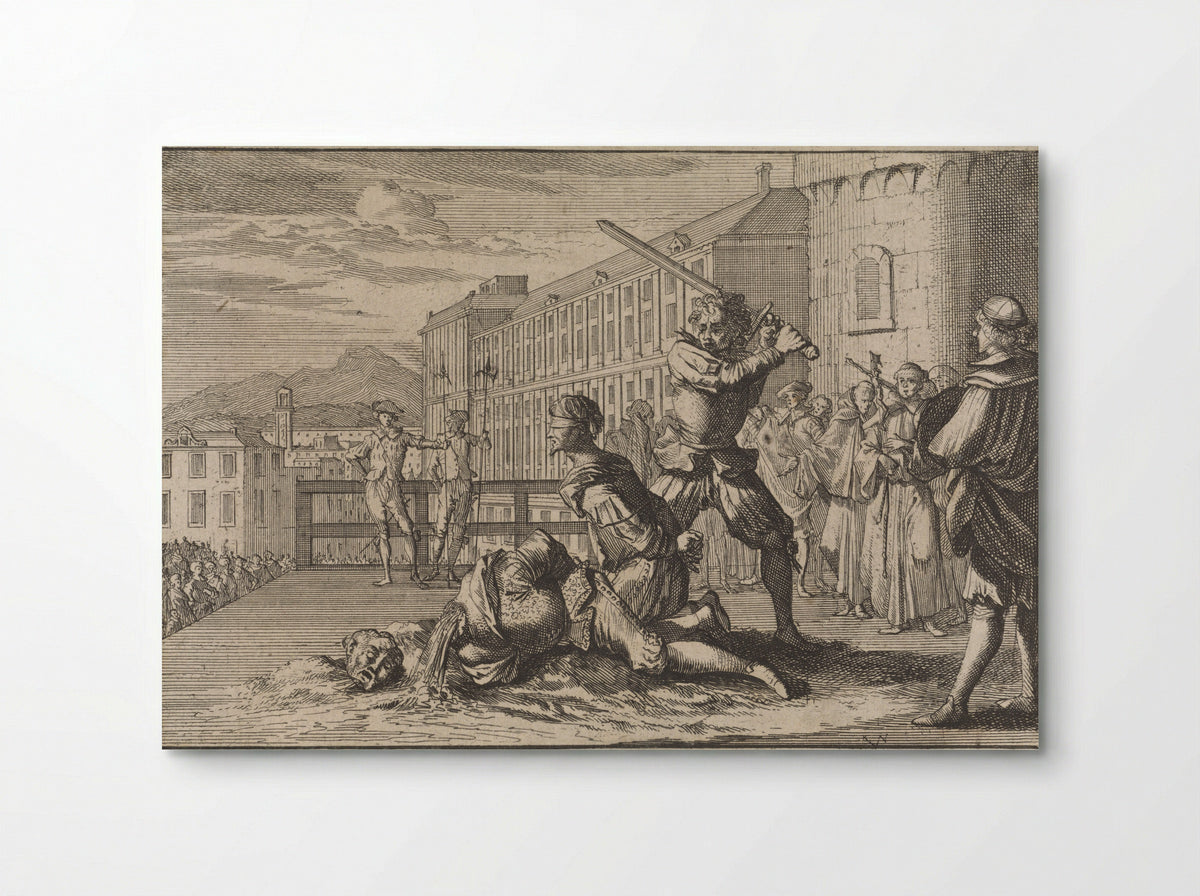 Execution of the Marquis of Cinq-Mars and François de Thou - Johann David Zunner - Poster