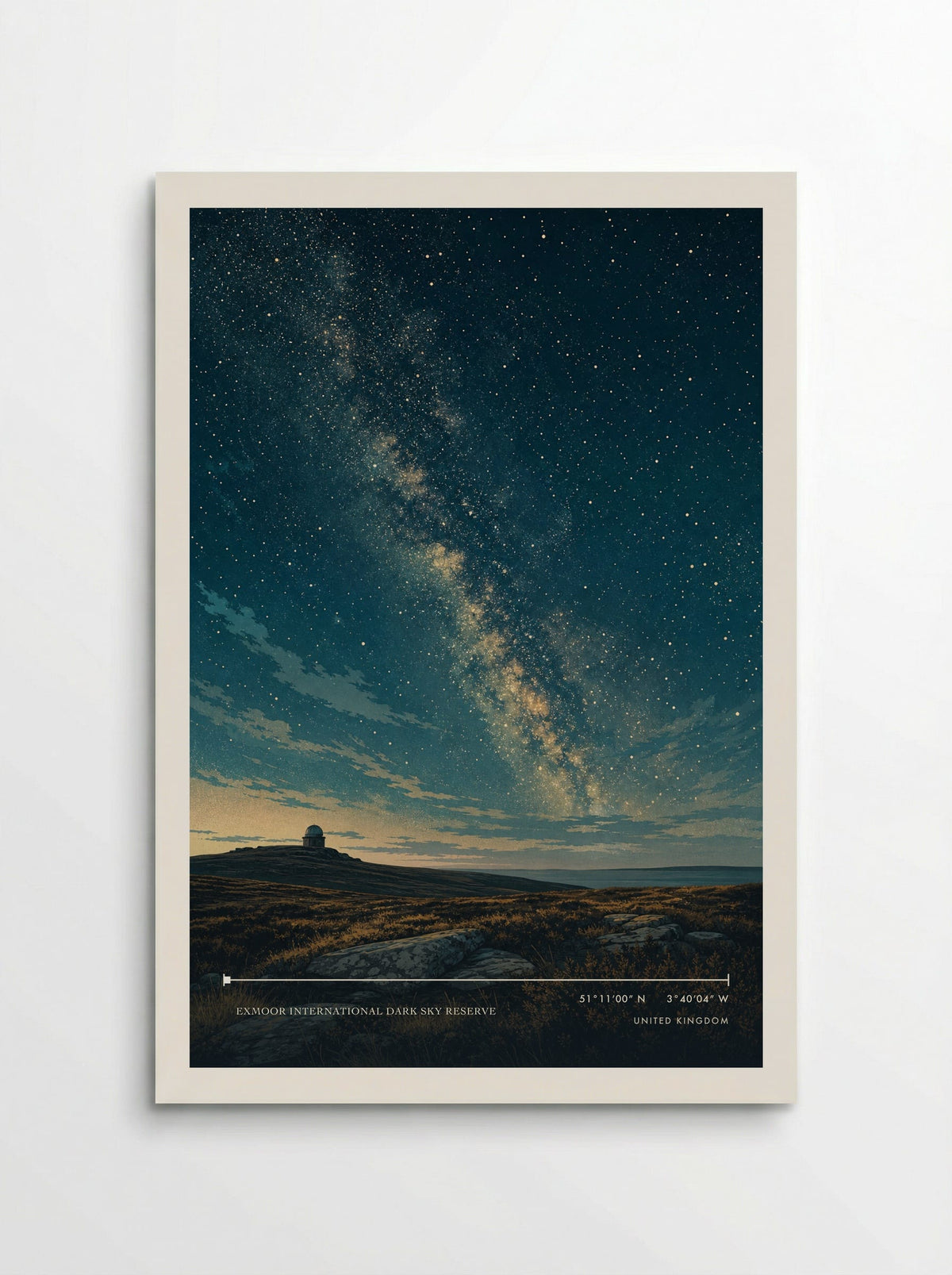 Exmoor International Dark Sky Reserve | Travel Poster - Poster